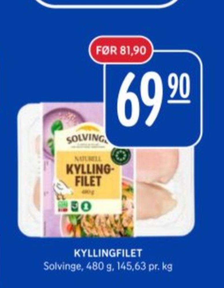 Solvinge, Kyllingfilet