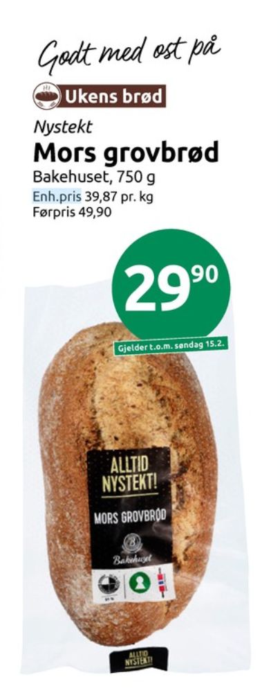 Bakehuset, Mors Grovbrød