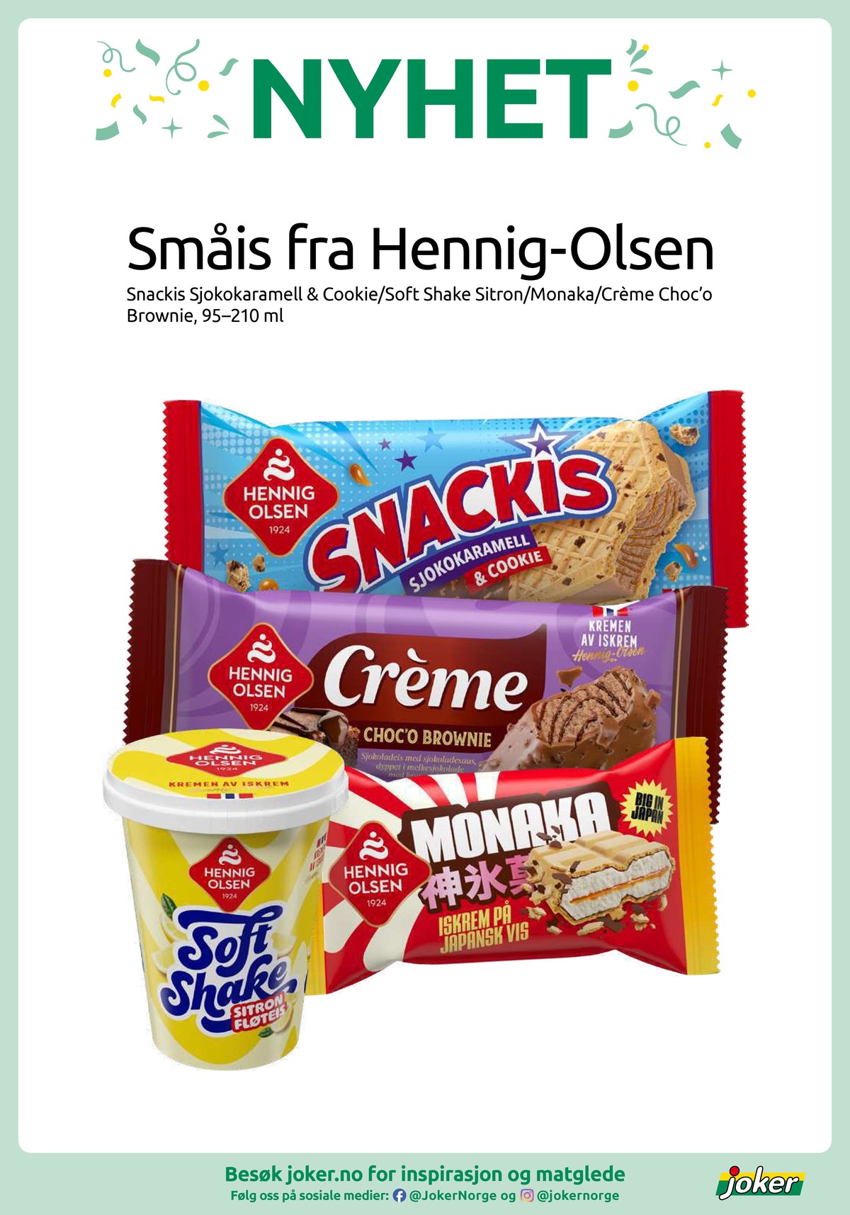 Se Joker kundeavis for uge 6 på Tilbudsuken.no. Se gode tilbud på mange varer. Les kundeavisen her! Side 2