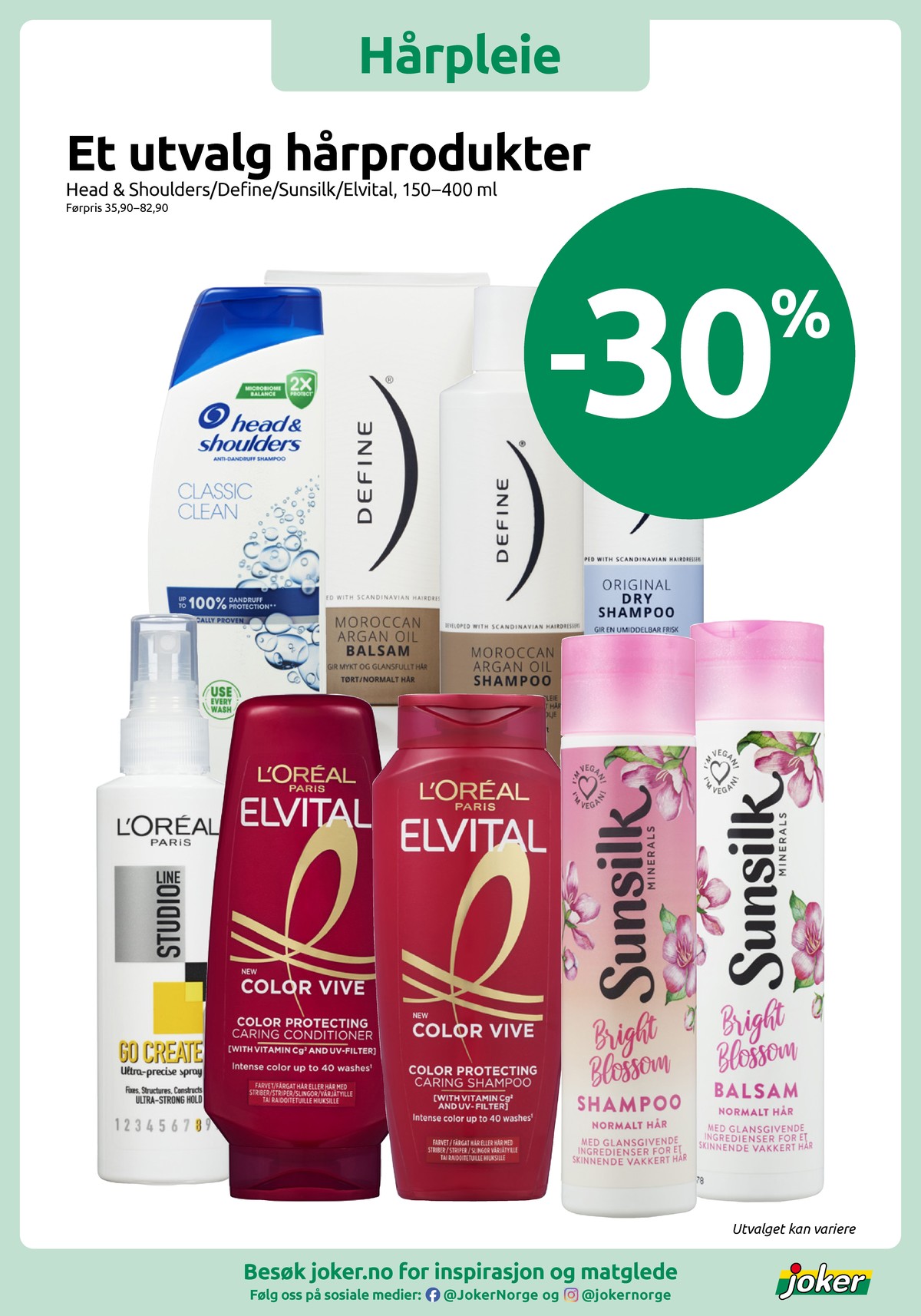 Se Joker kundeavis for uke 6 på Tilbudsuken.no. Se gode tilbud på mange varer, f.eks. shampoo sunsilk eller balsam sunsilk. Les kundeavisen her! Side 11