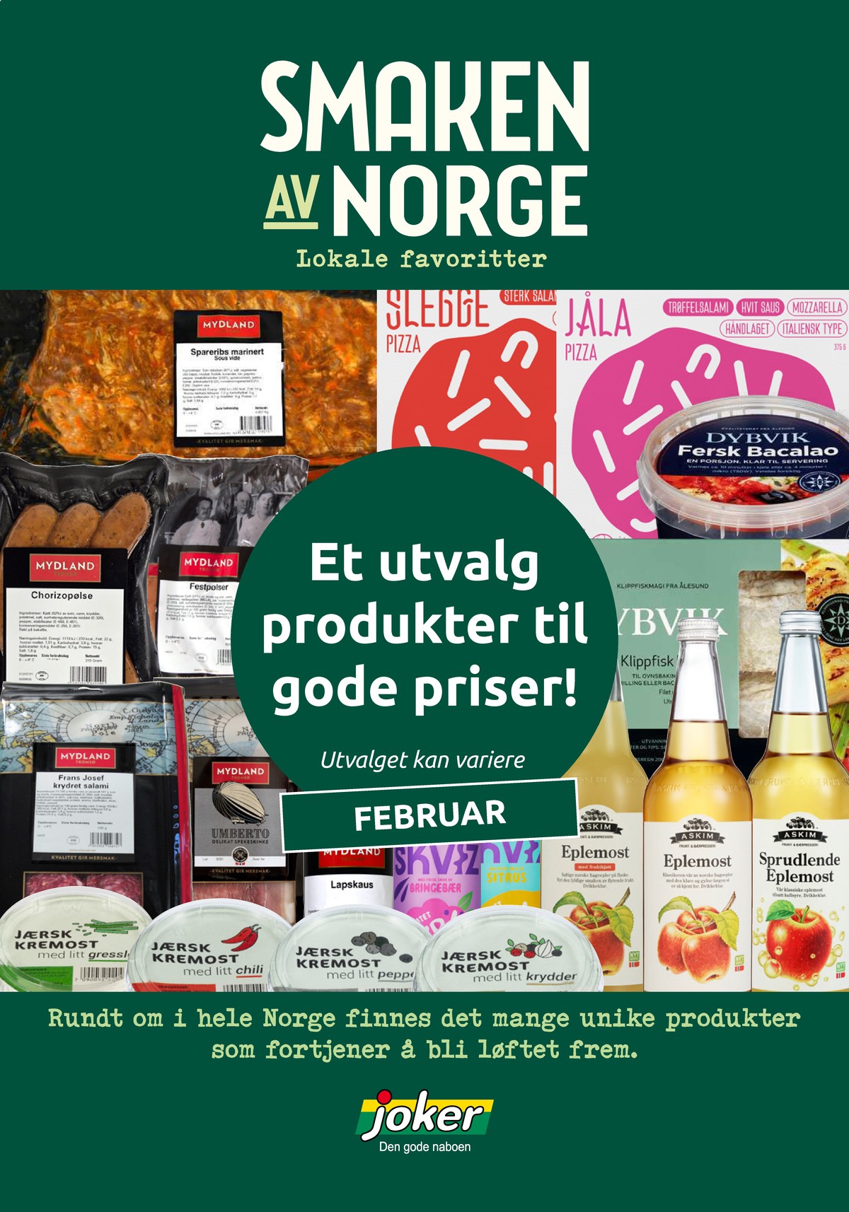 Se Joker kundeavis for uge 6 på Tilbudsuken.no. Se gode tilbud på mange varer. Les kundeavisen her! Side 17