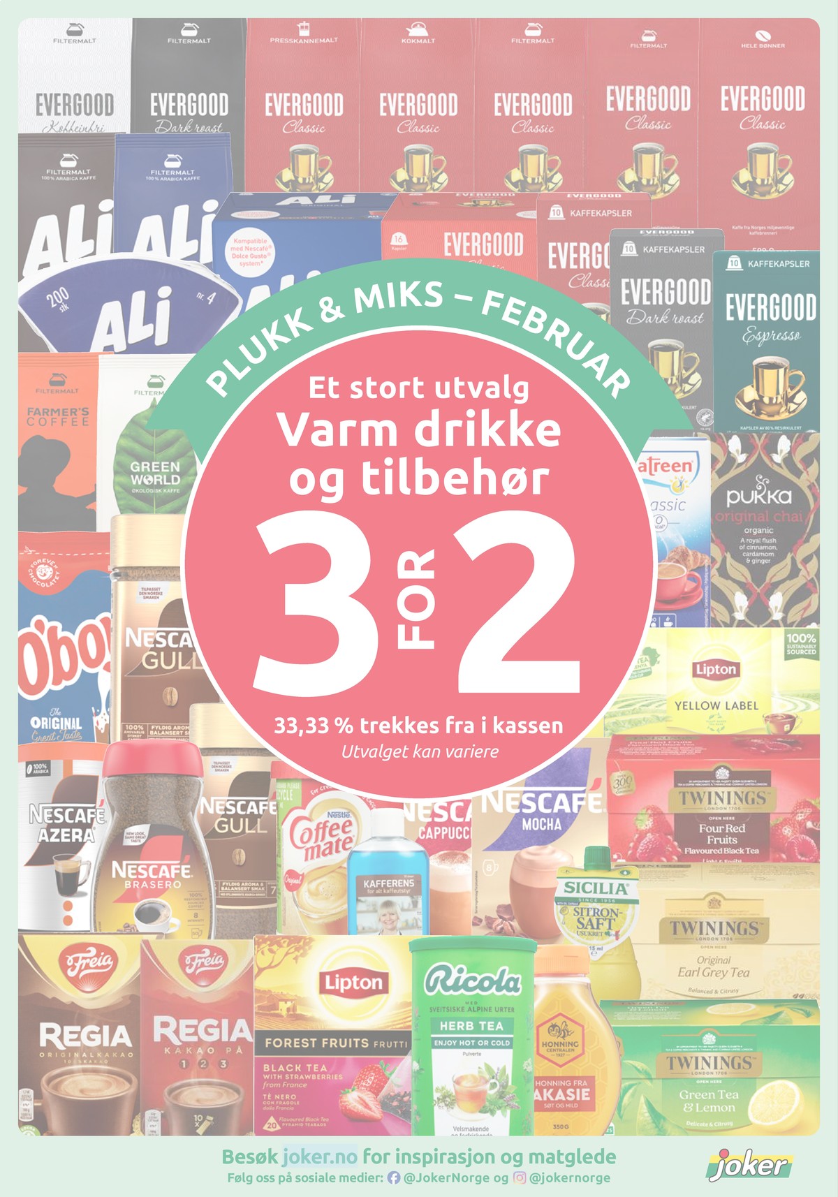 Se Joker kundeavis for uke 6 på Tilbudsuken.no. Se gode tilbud på mange varer, f.eks. kaffe formalet classic eller kaffe formalet dark roast. Les kundeavisen her! Side 5