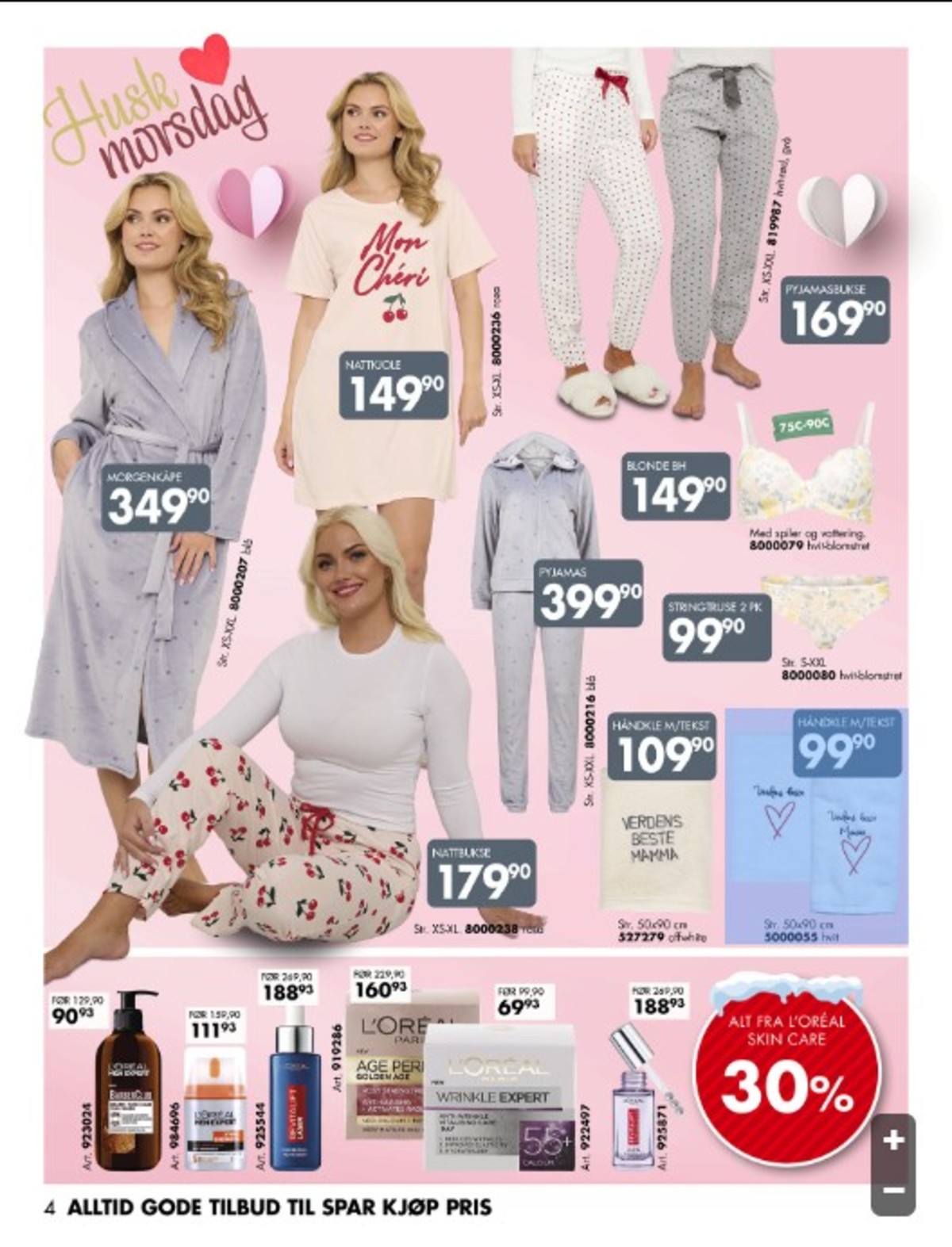 Se Sparkjøp kundeavis for uke 6 på Tilbudsuken.no. Se gode tilbud på mange varer, f.eks. krem men expert eller krem age perfect. Les kundeavisen her! Side 4