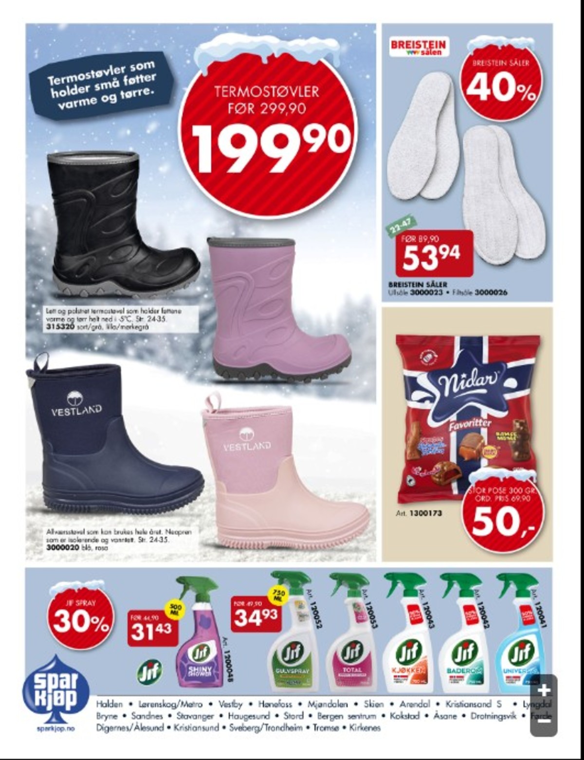 Se Sparkjøp kundeavis for uke 6 på Tilbudsuken.no. Se gode tilbud på mange varer, f.eks. sjokoladepose favoritter eller rengjøringsmiddel jif. Les kundeavisen her! Side 8