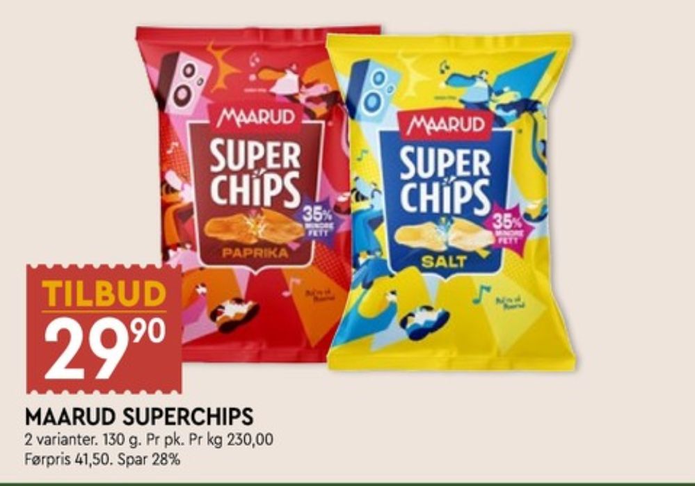 Maarud SuperChips, Paprika Chips