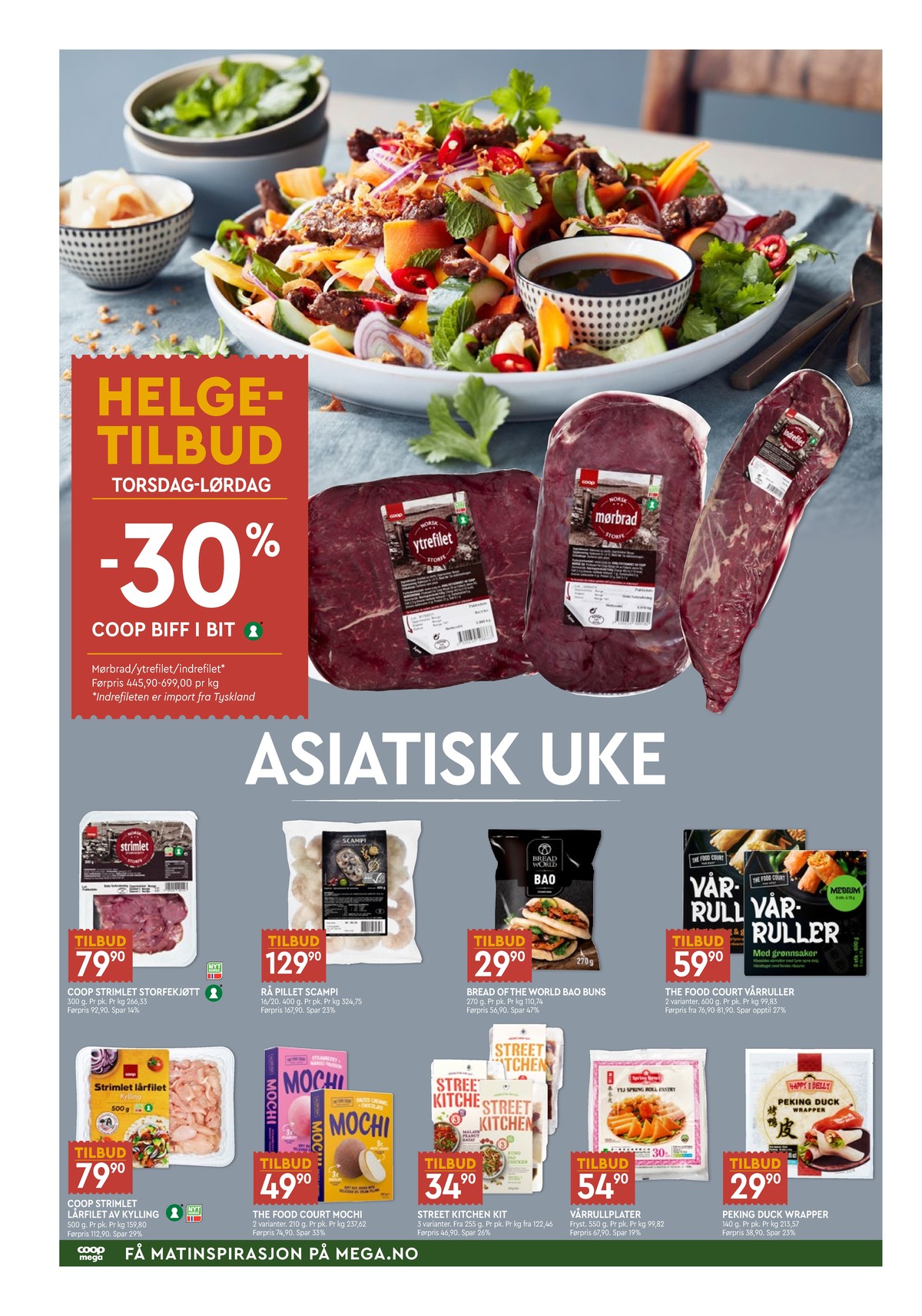 Se Coop Mega kundeavis for uke 7 på Tilbudsuken.no. Se gode tilbud på mange varer, f.eks. biff coop eller storfekjøtt coop. Les kundeavisen her! Side 2