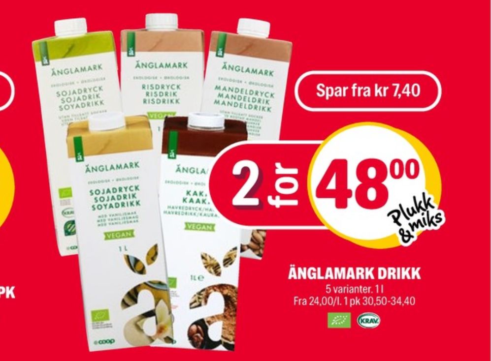 Änglamark, Sjokolademelk