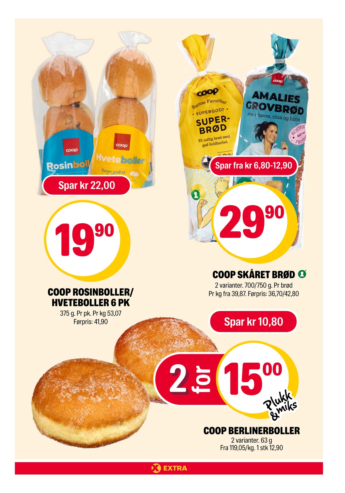 Se Coop Extra kundeavis for uke 7 på Tilbudsuken.no. Se gode tilbud på mange varer, f.eks. boller coop eller brød coop. Les kundeavisen her! Side 23