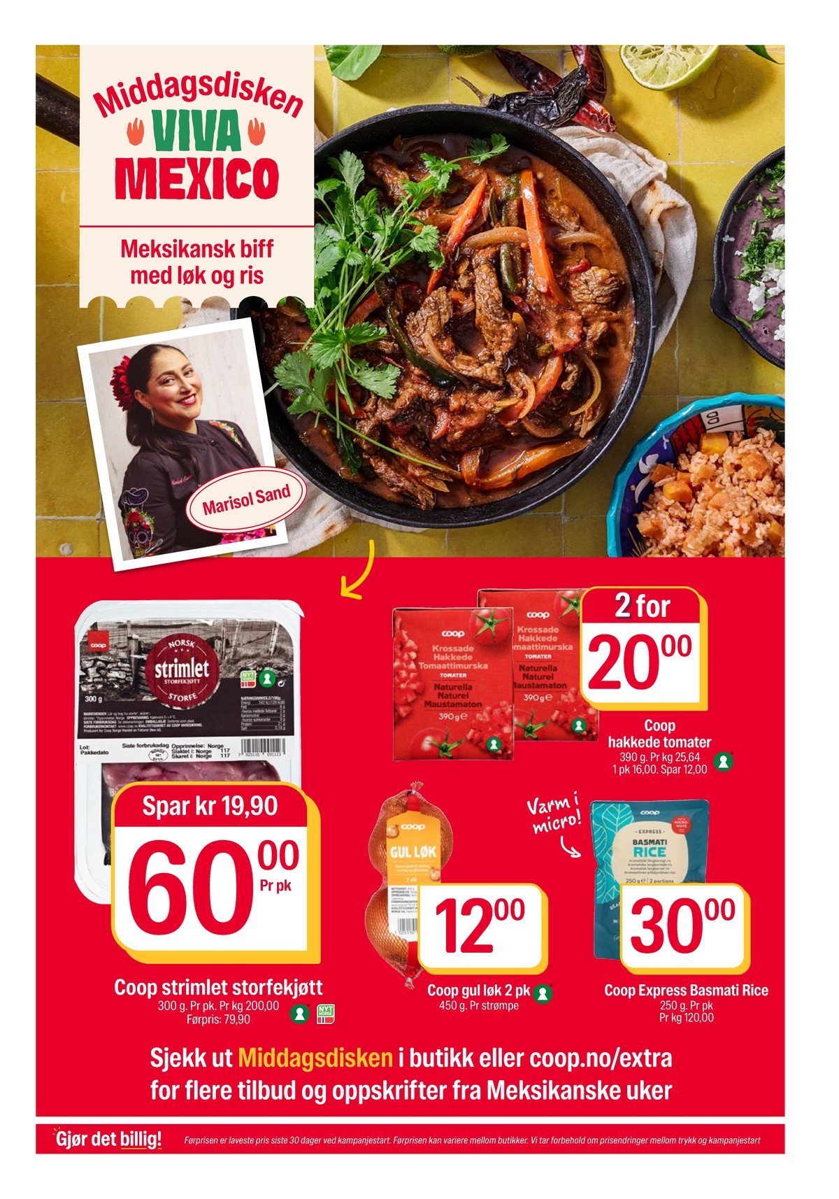 Se Coop Extra kundeavis for uke 7 på Tilbudsuken.no. Se gode tilbud på mange varer, f.eks. storfekjøtt coop eller tomater hakkede coop. Les kundeavisen her! Side 5