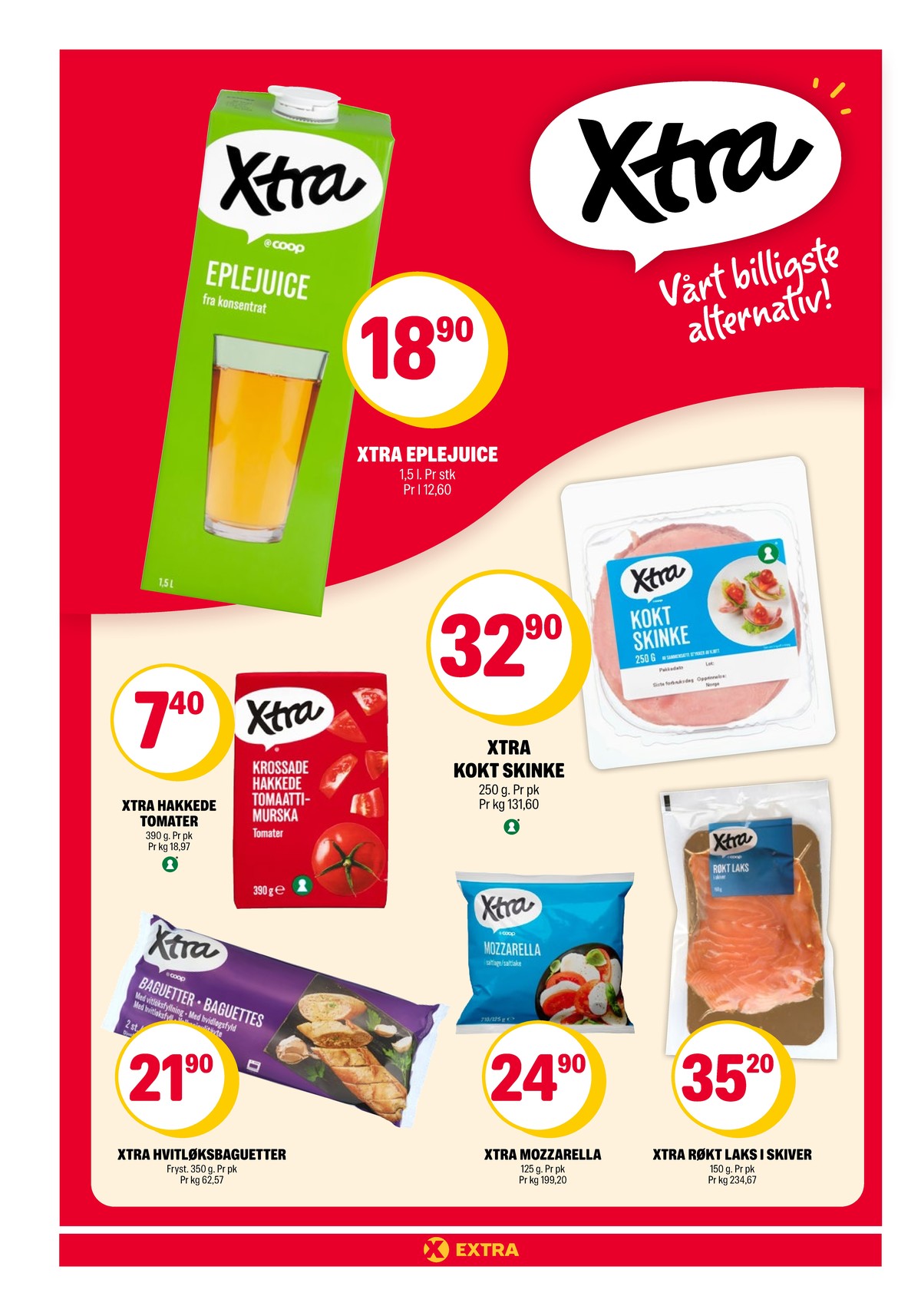 Se Coop Extra kundeavis for uke 7 på Tilbudsuken.no. Se gode tilbud på mange varer, f.eks. eplejuice xtra eller skinke xtra. Les kundeavisen her! Side 10