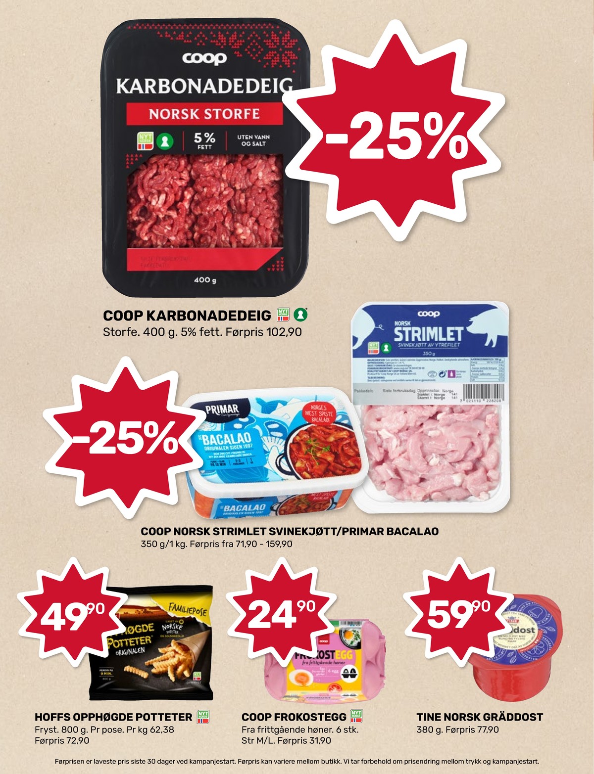 Se Coop Marked kundeavis for uke 7 på Tilbudsuken.no. Se gode tilbud på mange varer, f.eks. karbonadedeig coop eller strimlet svinekjøtt coop. Les kundeavisen her! Side 2