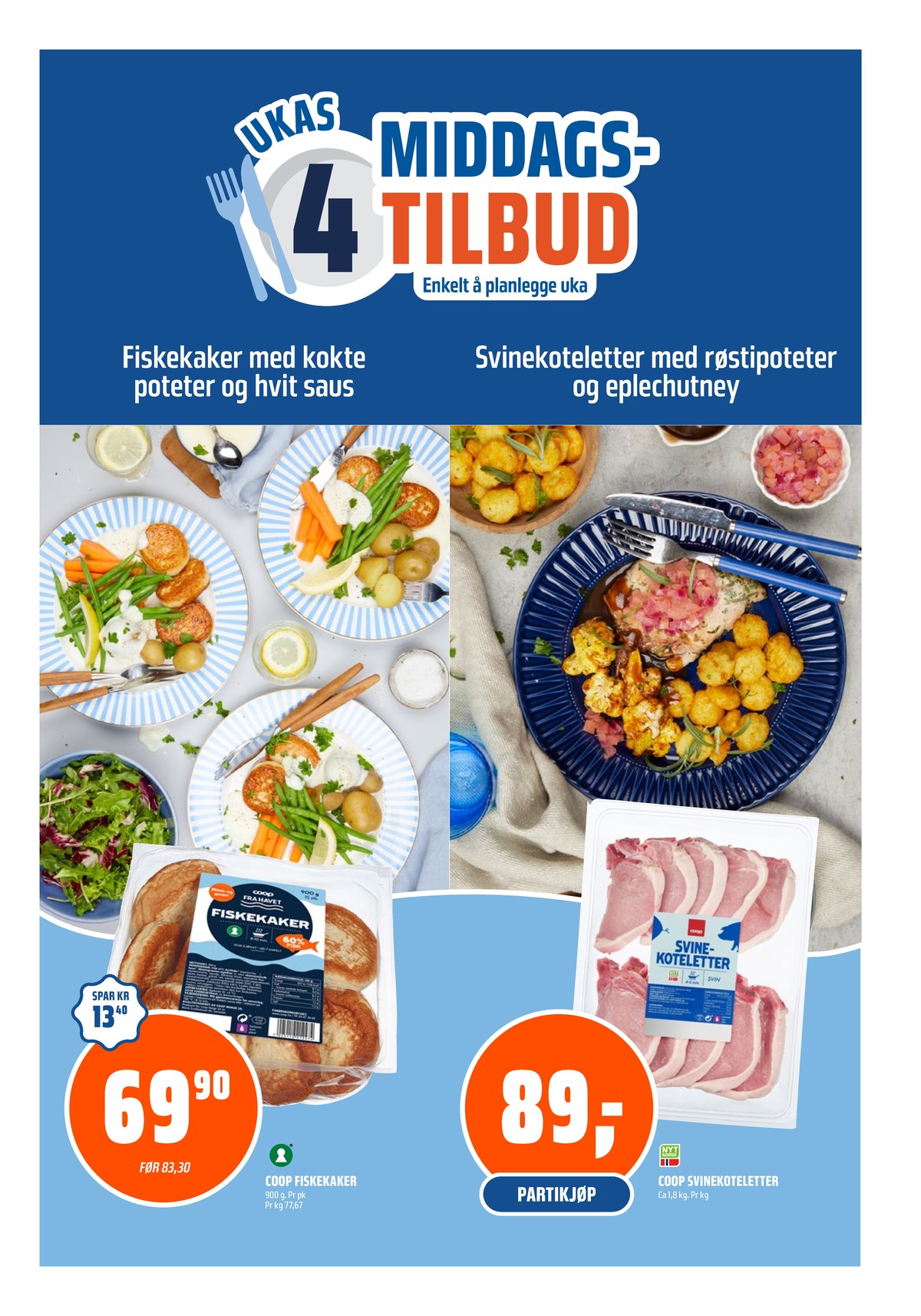 Se Coop Obs kundeavis for uke 7 på Tilbudsuken.no. Se gode tilbud på mange varer, f.eks. fiskekaker coop eller svinekoteletter coop. Les kundeavisen her! Side 9
