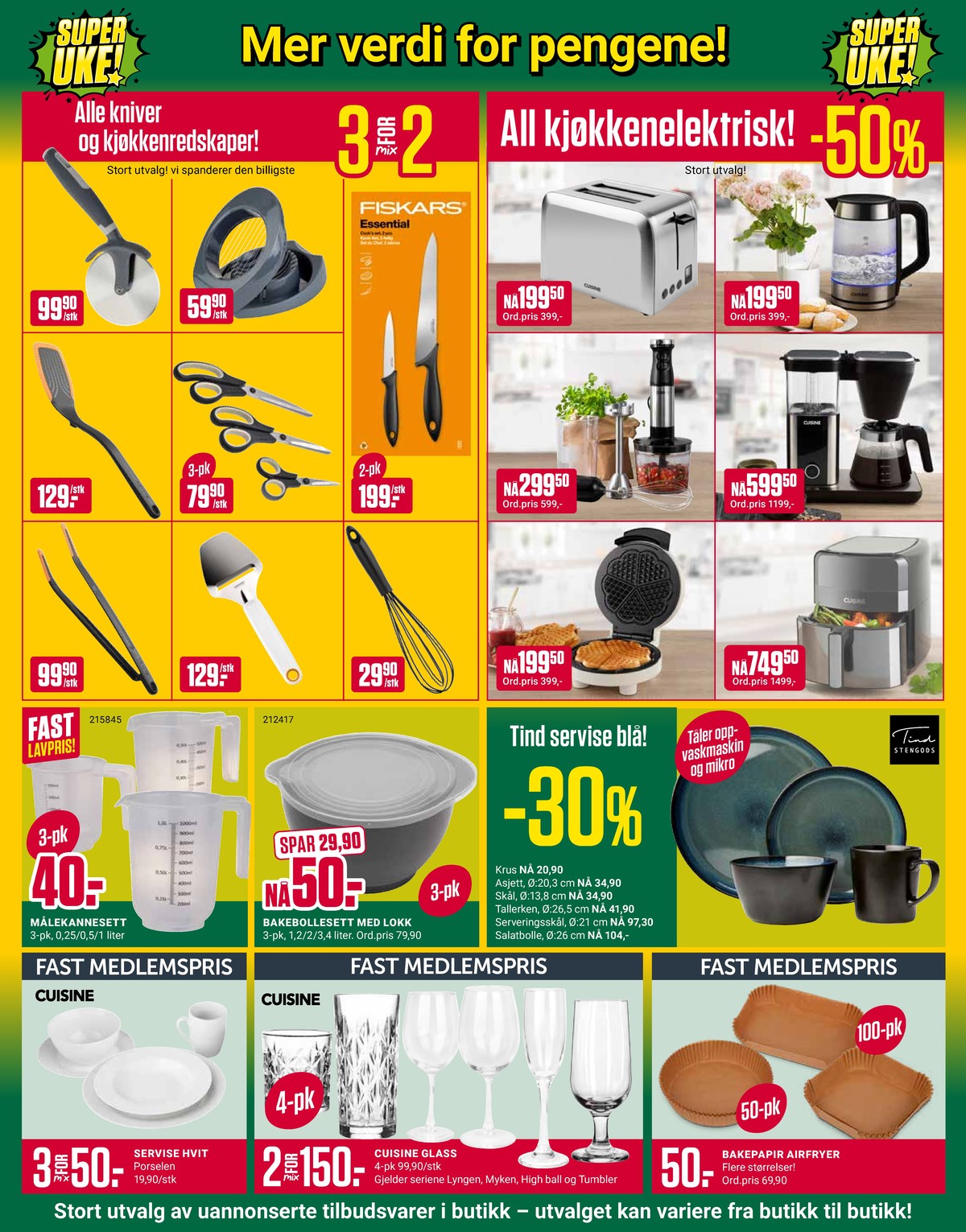 Se Europris kundeavis for uke 7 på Tilbudsuken.no. Se gode tilbud på mange varer, f.eks. bakepapir ukjent eller glass cuisine. Les kundeavisen her! Side 7