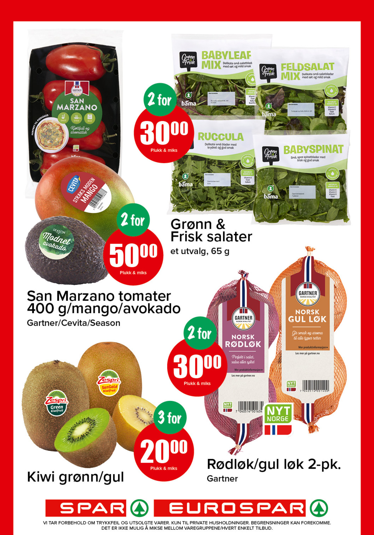 Se Spar - Eurospar kundeavis for uke 7 på Tilbudsuken.no. Se gode tilbud på mange varer, f.eks. salat grønn og frisk eller gul løk gartner. Les kundeavisen her! Side 2