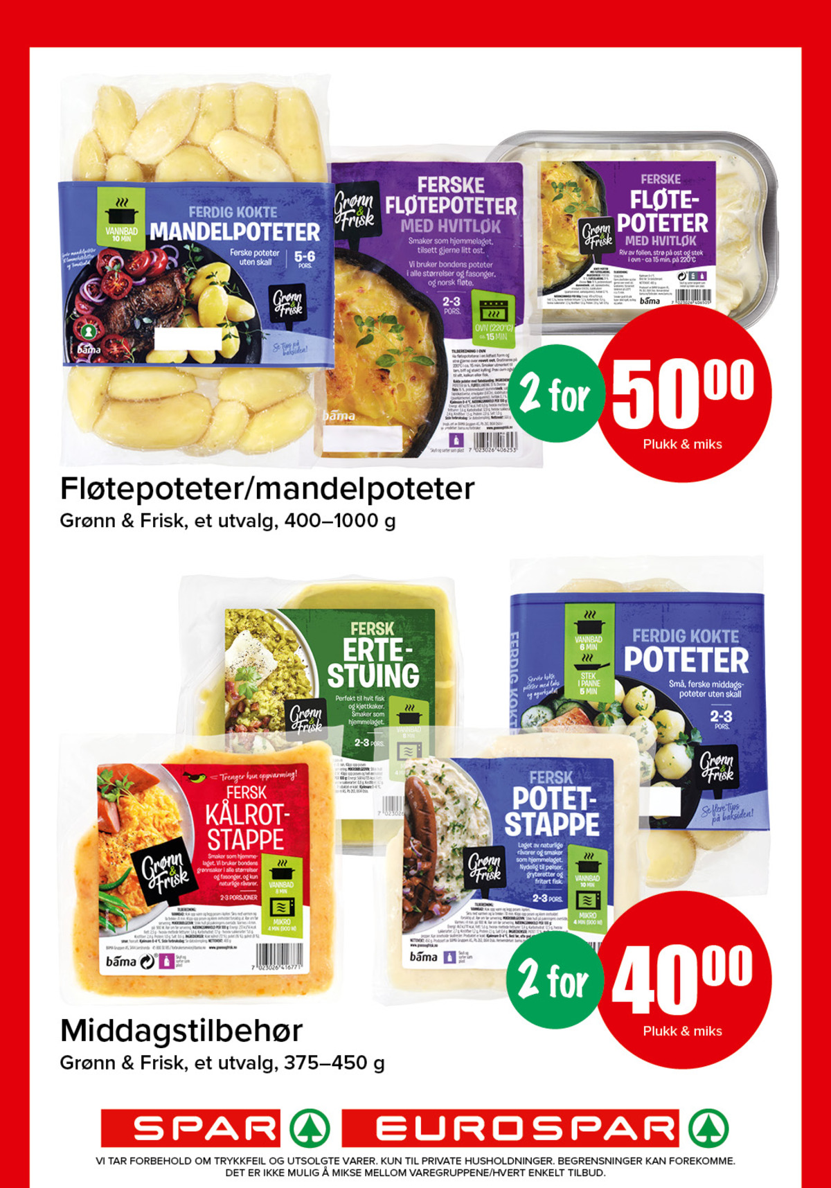 Se Spar - Eurospar kundeavis for uke 7 på Tilbudsuken.no. Se gode tilbud på mange varer, f.eks. poteter bama eller kålrotstappe bama. Les kundeavisen her! Side 6