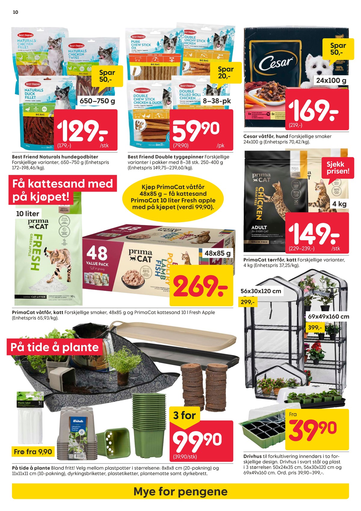 Se Rusta kundeavis for uke 7 på Tilbudsuken.no. Se gode tilbud på mange varer, f.eks. hundesnack best friend eller hundesnack best friend. Les kundeavisen her! Side 10