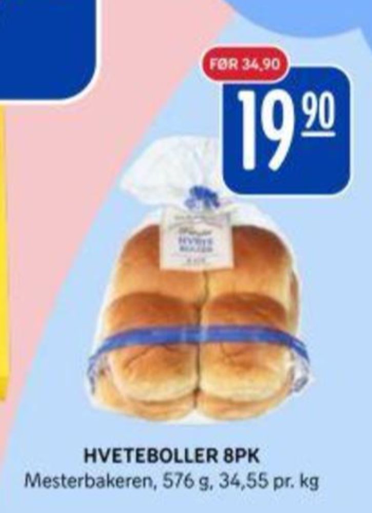 Mesterbakeren, Hvete Boller