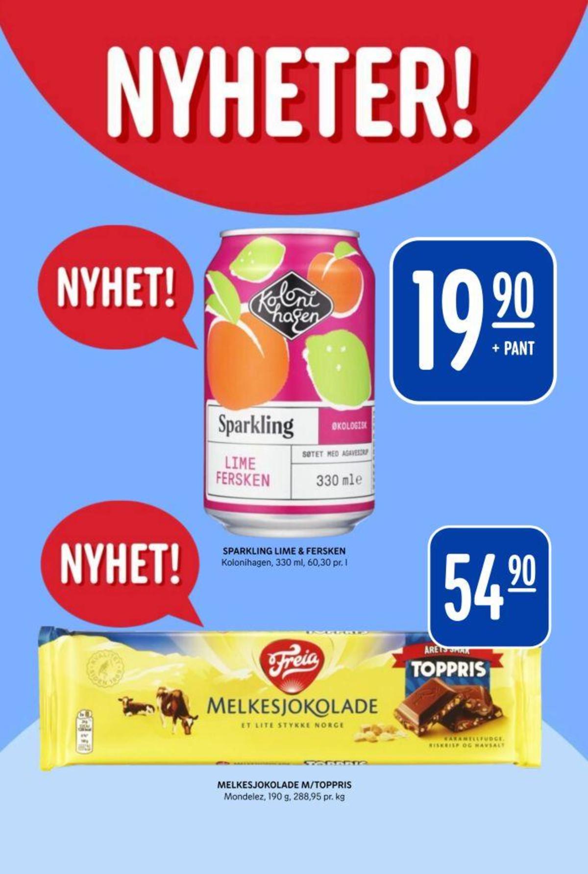 Se Rema 1000 kundeavis for uke 7 på Tilbudsuken.no. Se gode tilbud på mange varer, f.eks. lime fersken sparkling kolonihagen eller sjokoladeplate toppris. Les kundeavisen her! Side 20