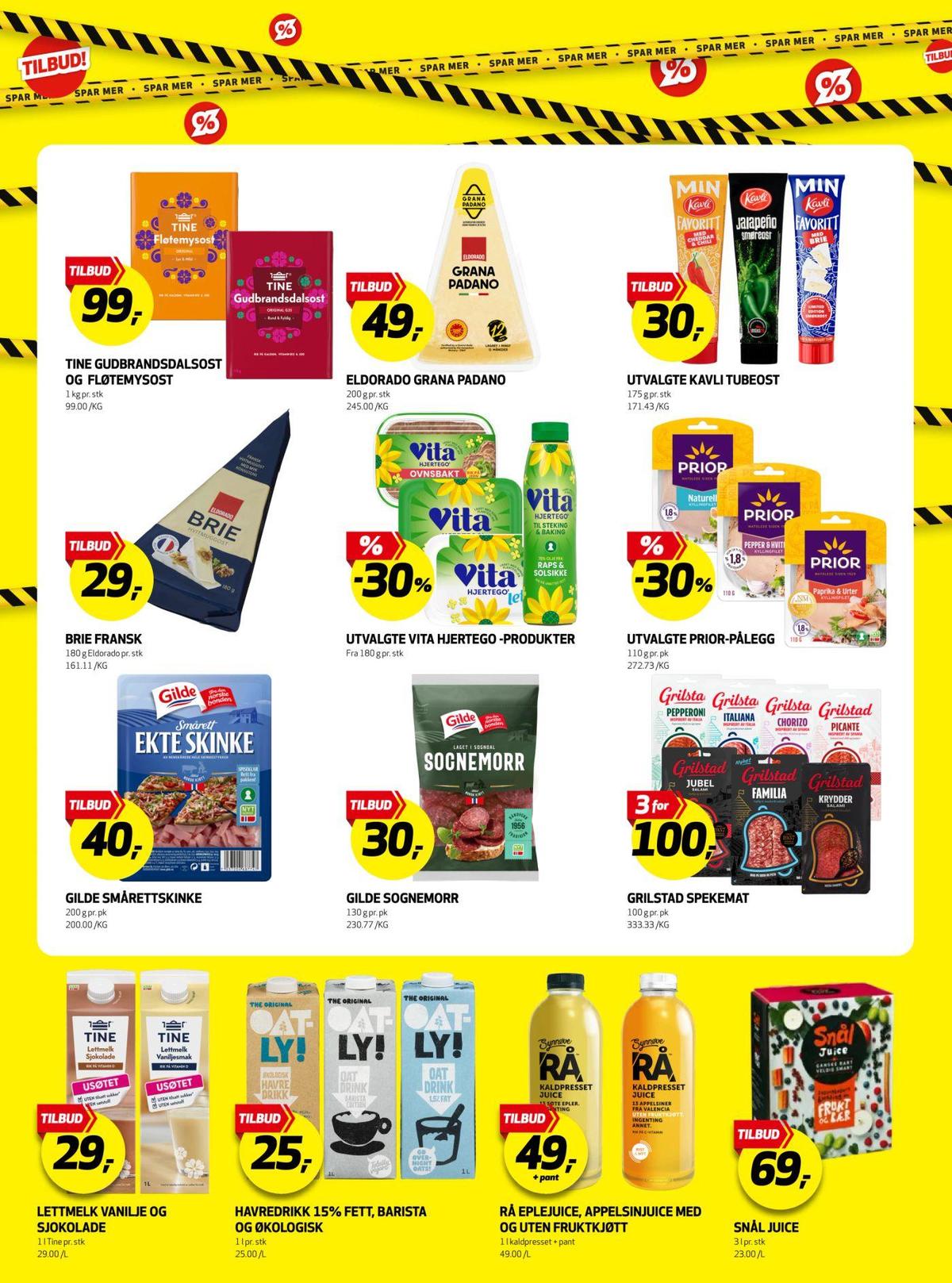 Se Bunnpris kundeavis for uke 7 på Tilbudsuken.no. Se gode tilbud på mange varer, f.eks. gudbrandsdalsost tine eller fløtemysost tine. Les kundeavisen her! Side 11