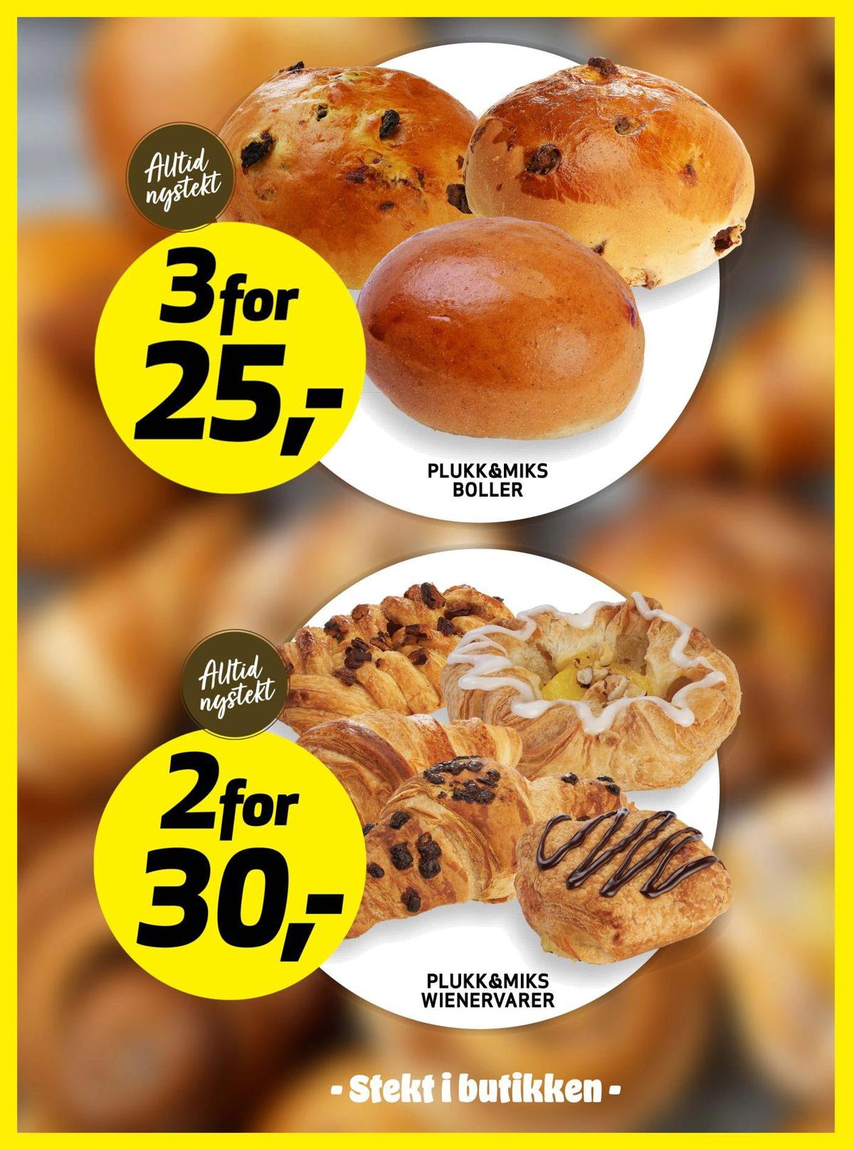 Se Bunnpris kundeavis for uke 7 på Tilbudsuken.no. Se gode tilbud på mange varer, f.eks. butiksbagt brød ukjent eller butiksbagt kake ukjent. Les kundeavisen her! Side 23