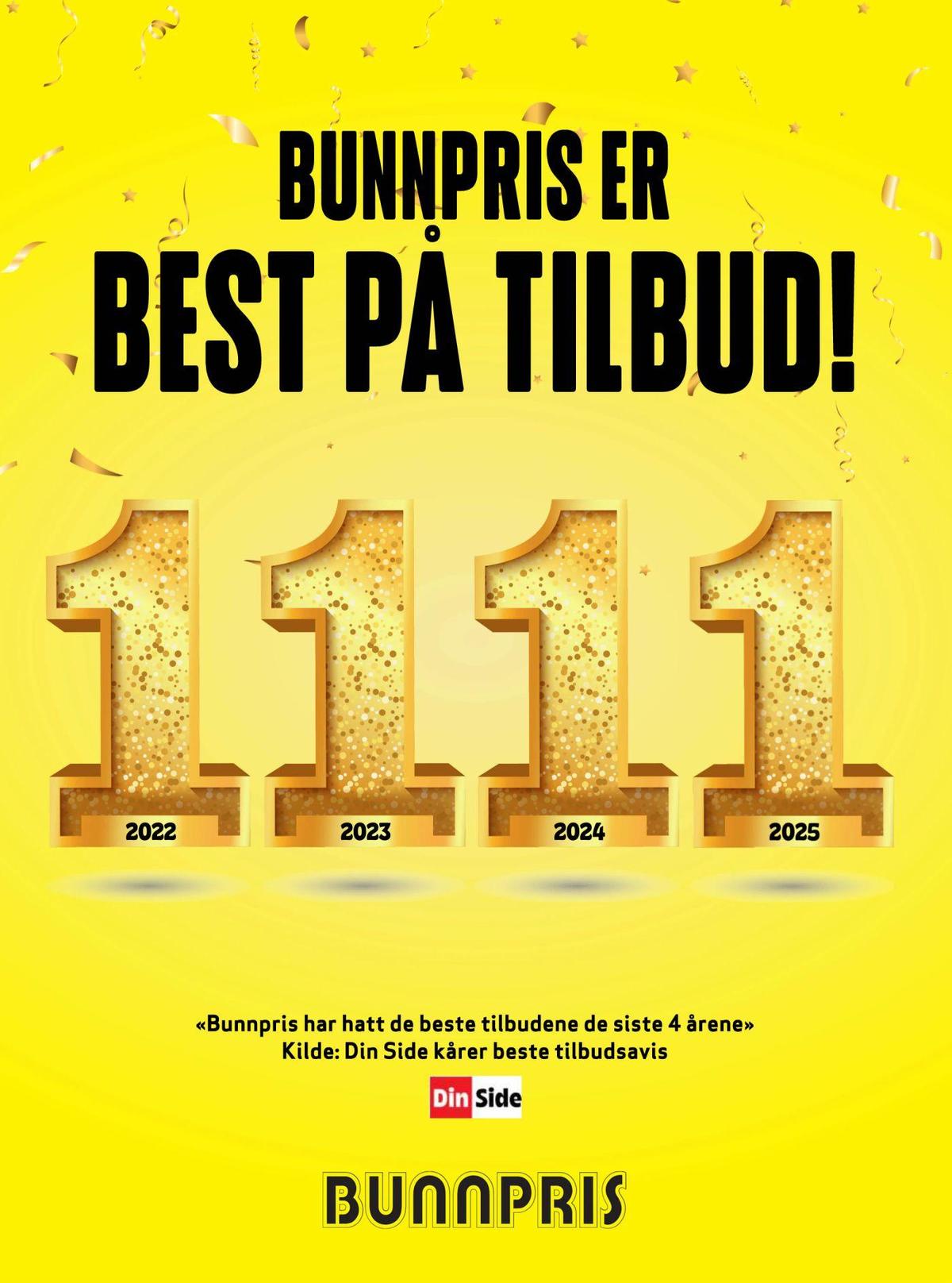 Se Bunnpris kundeavis for uge 7 på Tilbudsuken.no. Se gode tilbud på mange varer. Les kundeavisen her! Side 25