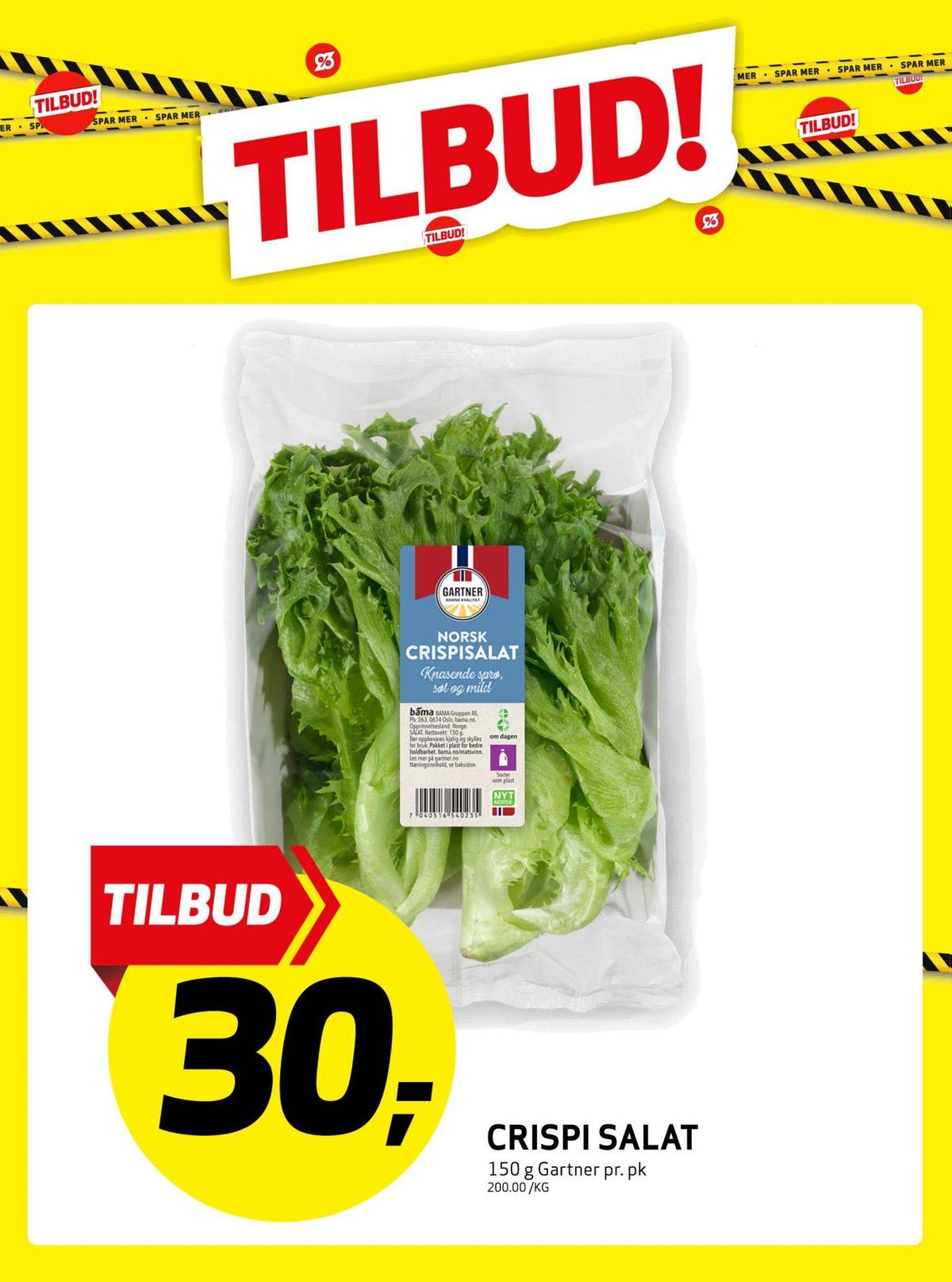 Se Bunnpris kundeavis for uke 7 på Tilbudsuken.no. Se gode tilbud på mange varer, f.eks. salat gartner eller andre varer. Les kundeavisen her! Side 10