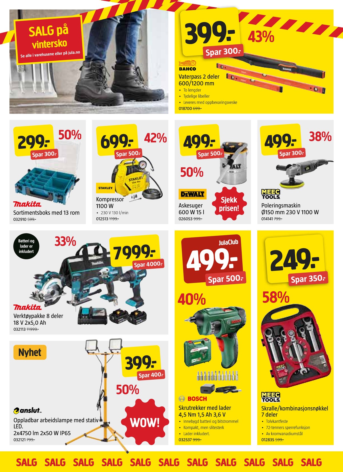 Se Jula kundeavis for uge 7 på Tilbudsuken.no. Se gode tilbud på mange varer. Les kundeavisen her! Side 2