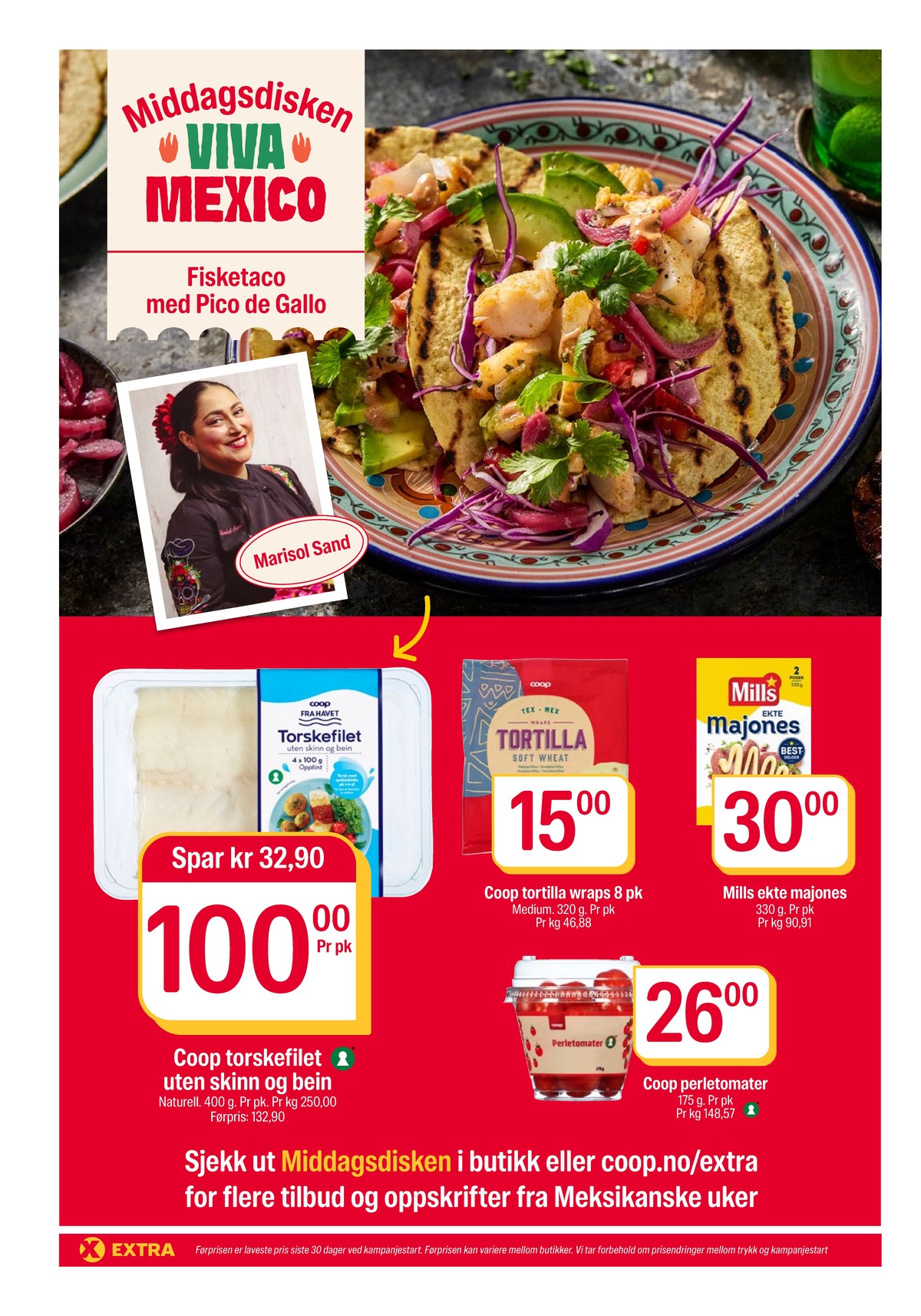 Se Coop Extra kundeavis for uke 8 på Tilbudsuken.no. Se gode tilbud på mange varer, f.eks. torskefilet coop eller tortilla soft wheat coop. Les kundeavisen her! Side 12