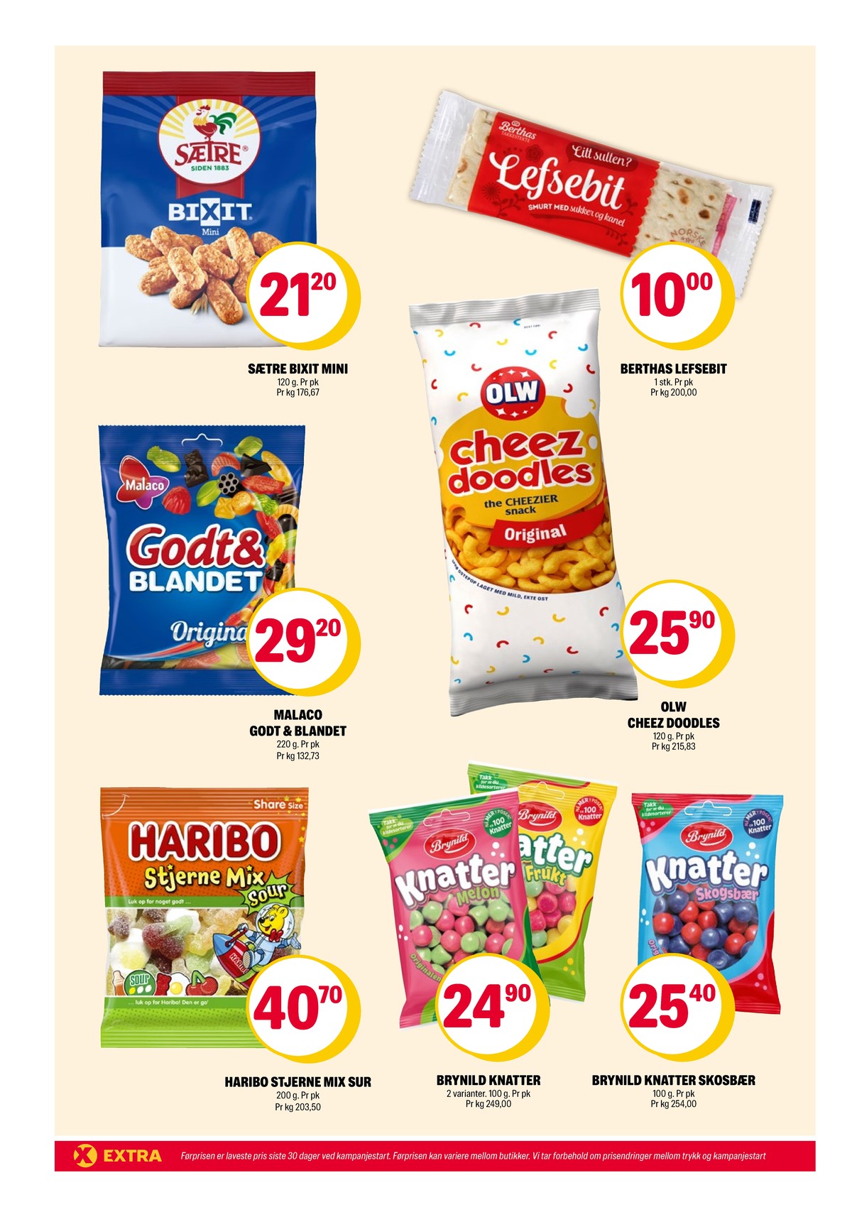 Se Coop Extra kundeavis for uke 8 på Tilbudsuken.no. Se gode tilbud på mange varer, f.eks. mini kjeks bixit eller lefse vestlands. Les kundeavisen her! Side 14