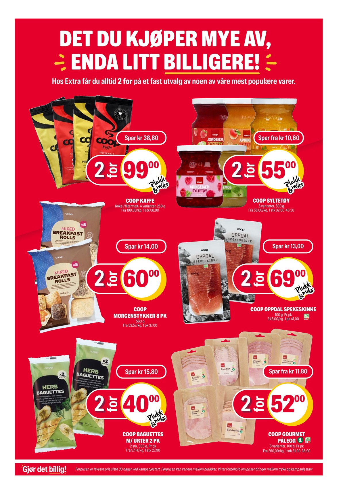 Se Coop Extra kundeavis for uke 8 på Tilbudsuken.no. Se gode tilbud på mange varer, f.eks. morgenstykker coop eller baguettes hvidløgssmør coop. Les kundeavisen her! Side 21