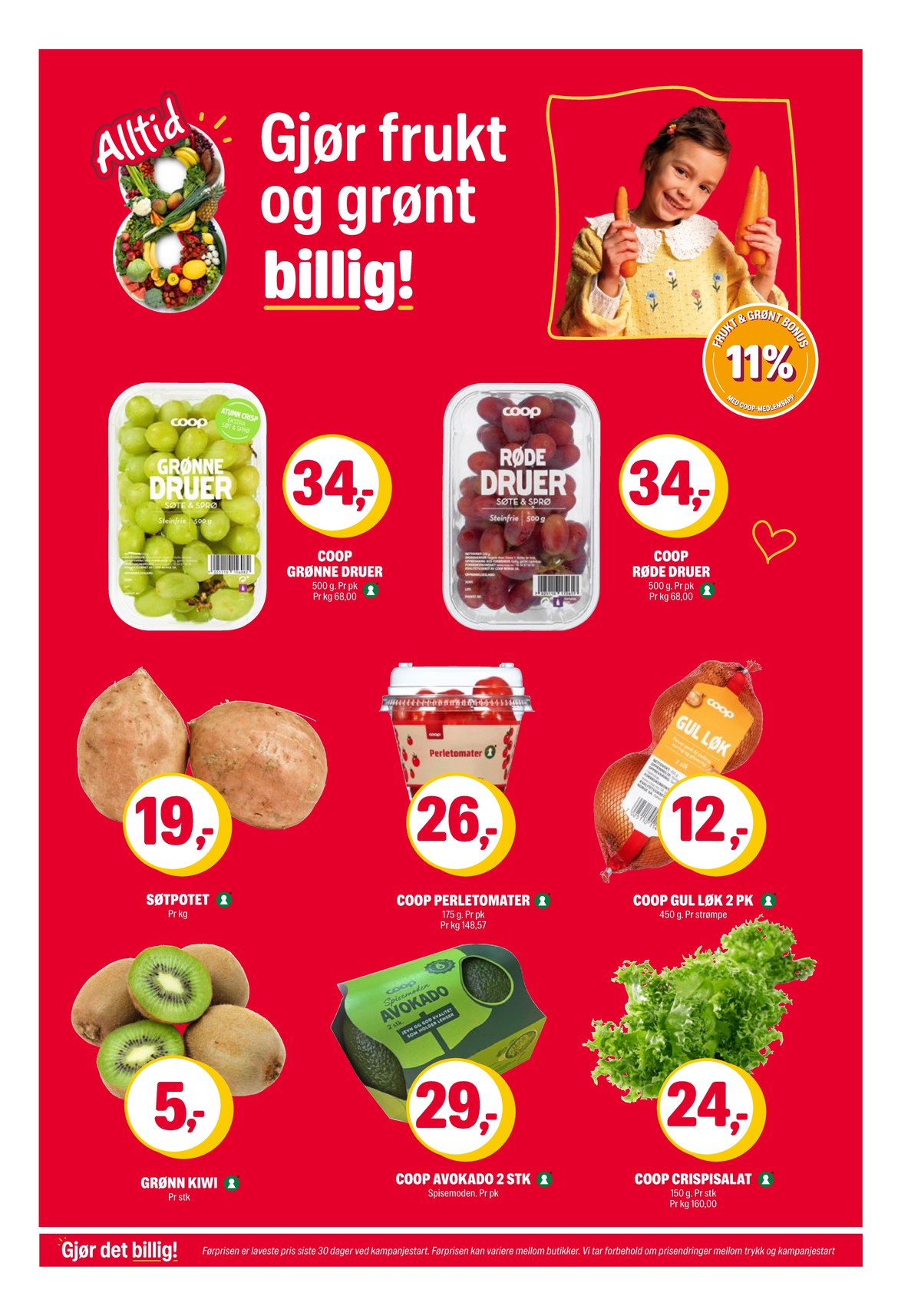 Se Coop Extra kundeavis for uke 8 på Tilbudsuken.no. Se gode tilbud på mange varer, f.eks. druer coop eller druer coop. Les kundeavisen her! Side 7