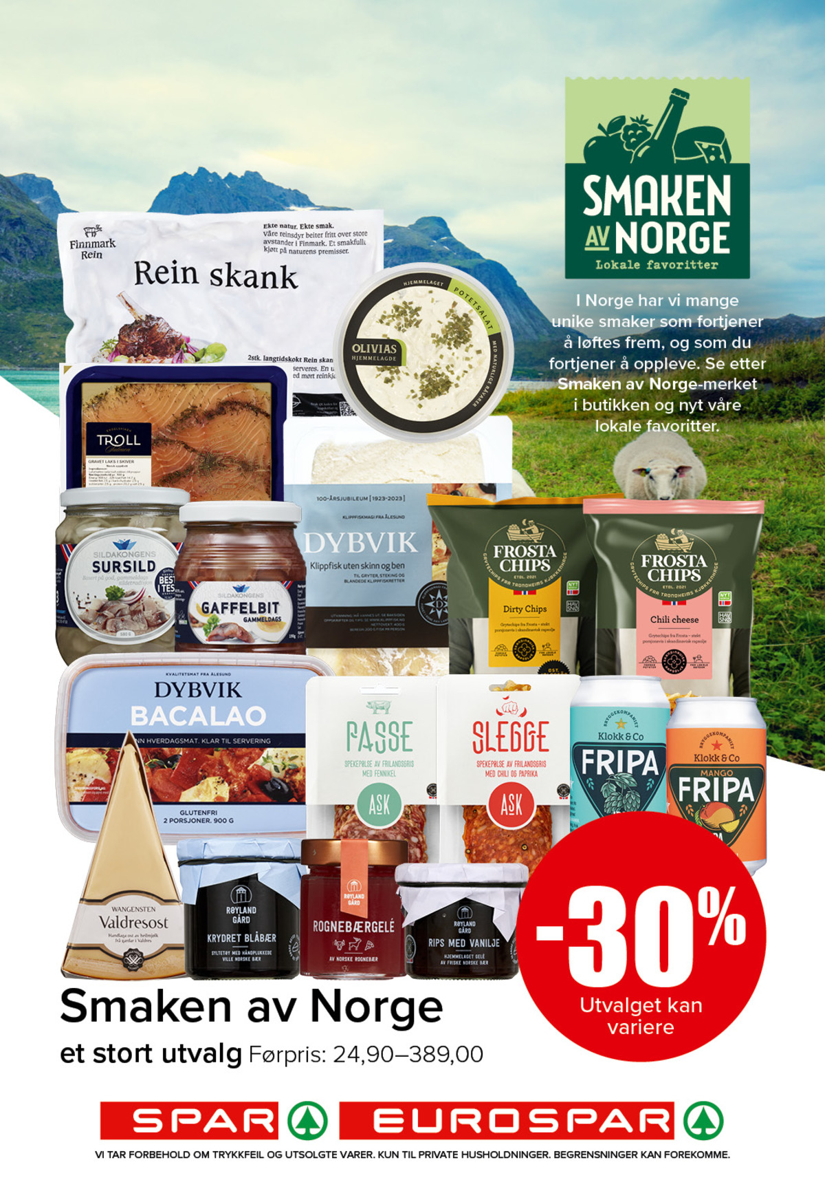 Se Spar - Eurospar kundeavis for uke 8 på Tilbudsuken.no. Se gode tilbud på mange varer, f.eks. reinskank finnmark rein eller laks i skiver troll. Les kundeavisen her! Side 5