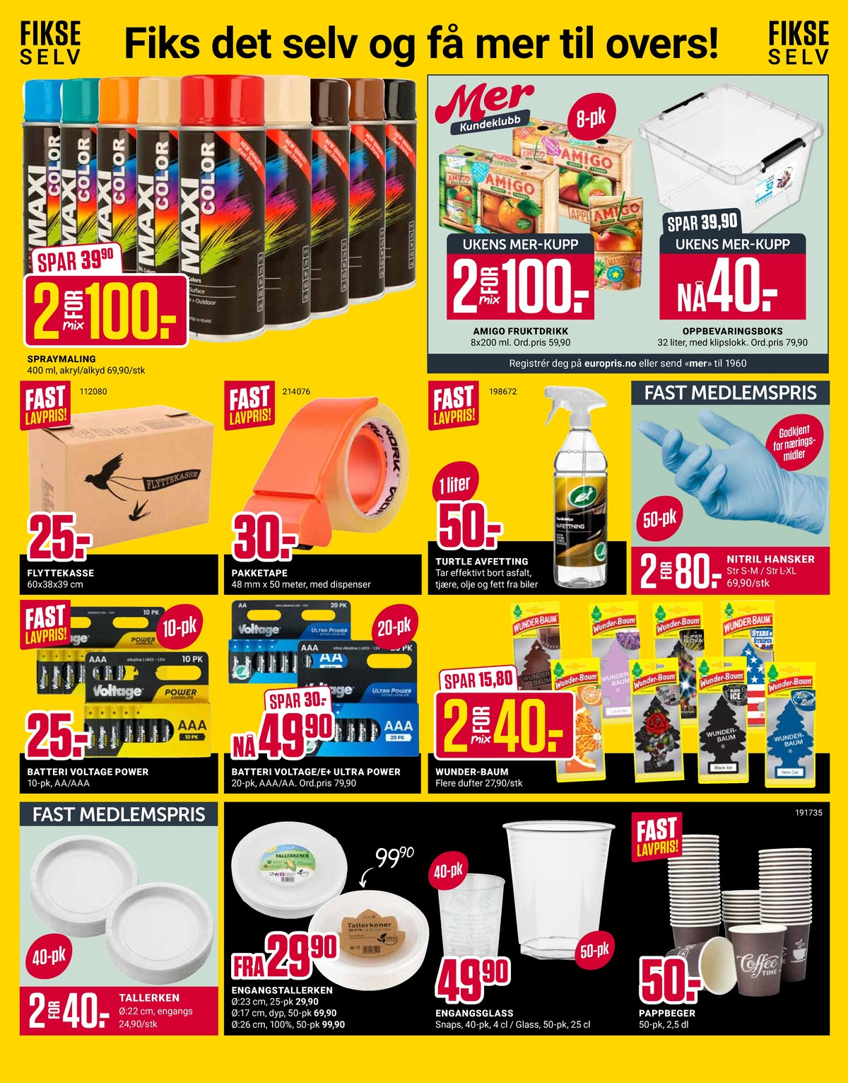 Se Europris kundeavis for uke 8 på Tilbudsuken.no. Se gode tilbud på mange varer, f.eks. apple saft amigo eller mango saft amigo. Les kundeavisen her! Side 12