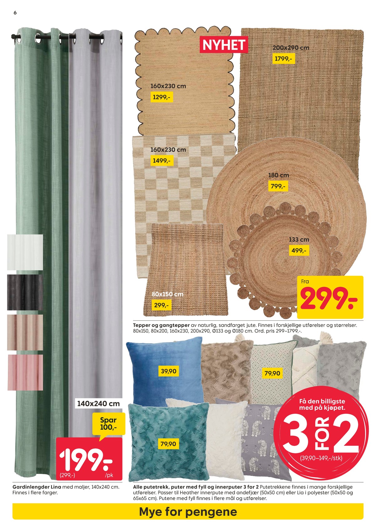 Se Rusta kundeavis for uke 8 på Tilbudsuken.no. Se gode tilbud på mange varer, f.eks. teppe ukjent eller teppe ukjent. Les kundeavisen her! Side 6