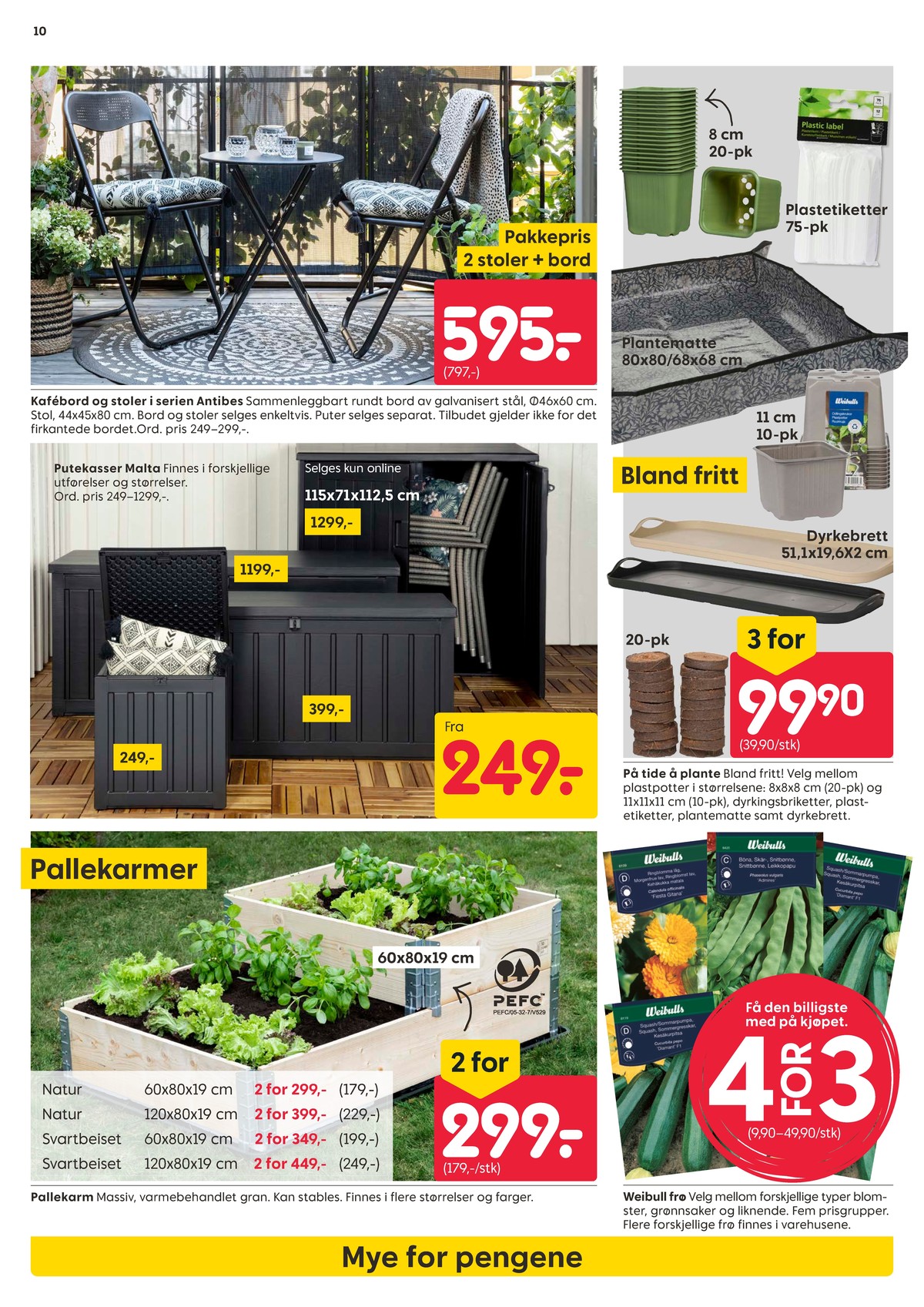 Se Rusta kundeavis for uke 8 på Tilbudsuken.no. Se gode tilbud på mange varer, f.eks. frø weibulls eller putekasse ukjent. Les kundeavisen her! Side 10