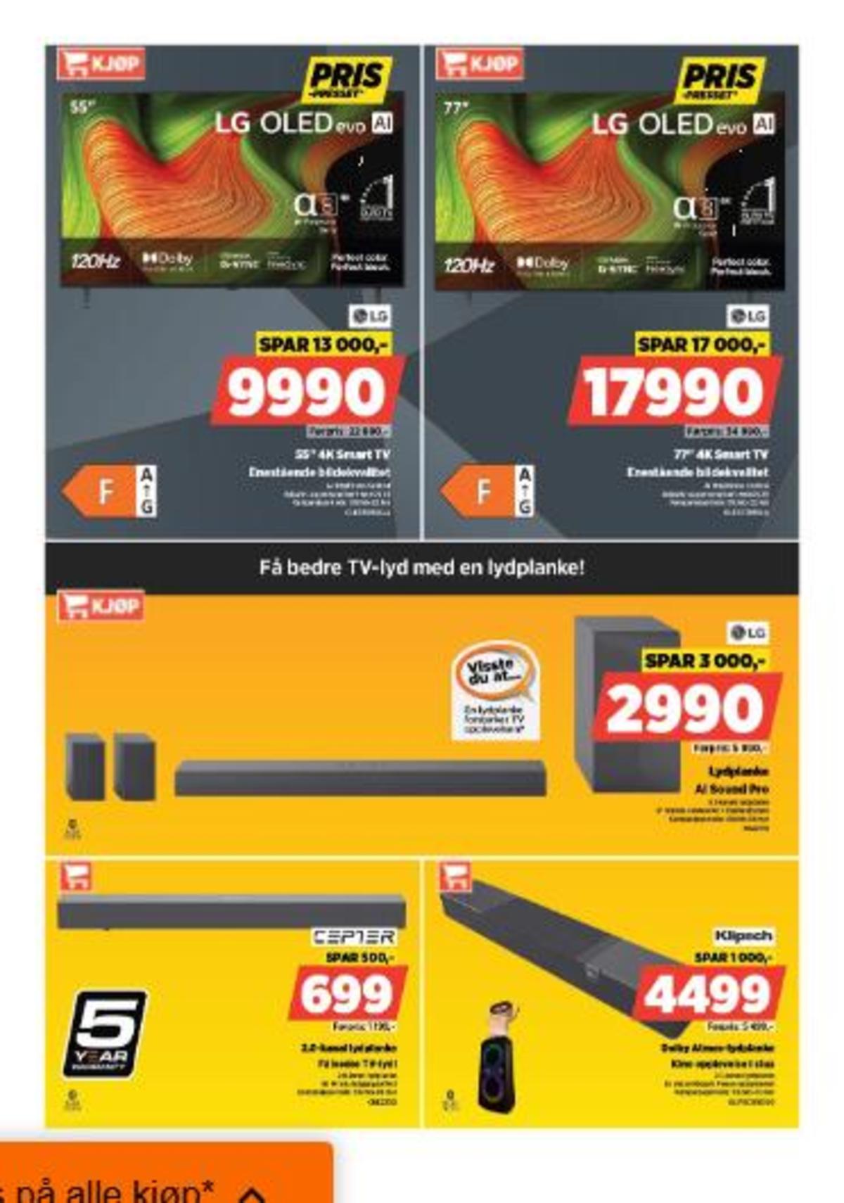 Se Power kundeavis for uke 8 på Tilbudsuken.no. Se gode tilbud på mange varer, f.eks. tv lg eller tv lg. Les kundeavisen her! Side 3