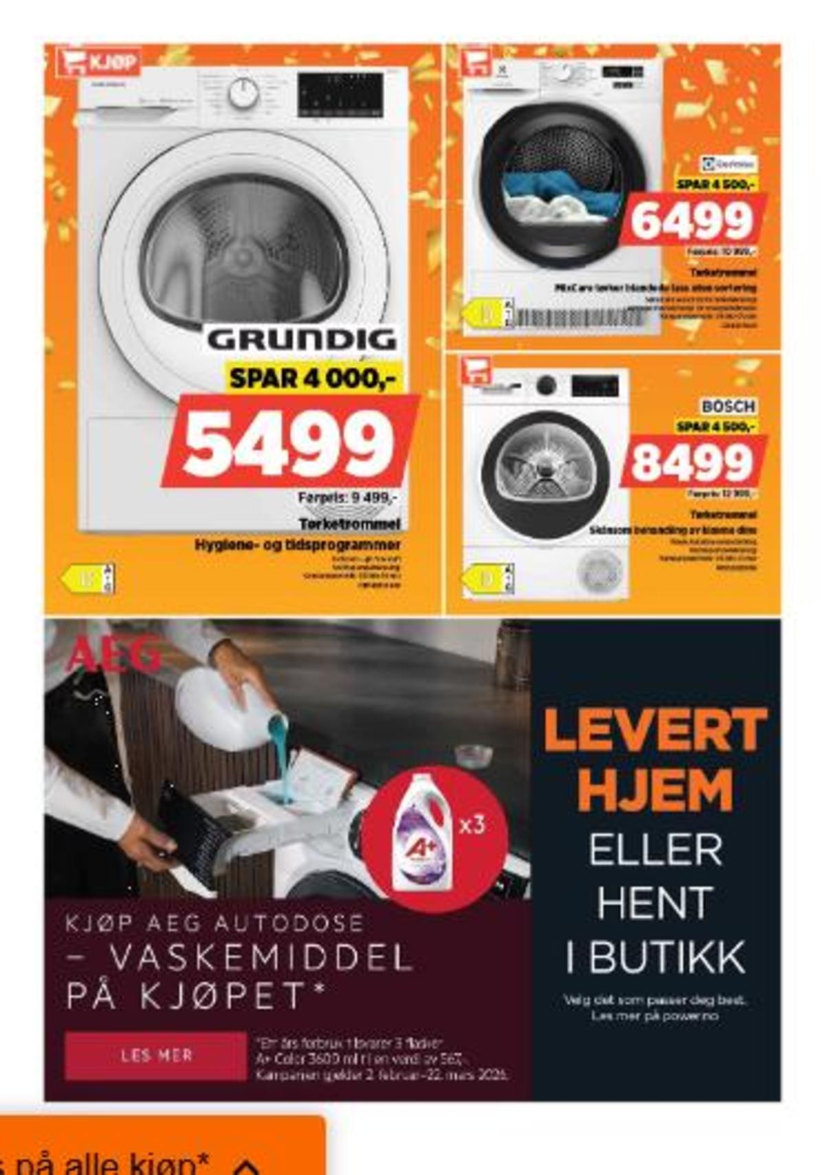 Se Power kundeavis for uke 8 på Tilbudsuken.no. Se gode tilbud på mange varer, f.eks. tørketrommel grundig eller tørketrommel electrolux. Les kundeavisen her! Side 23