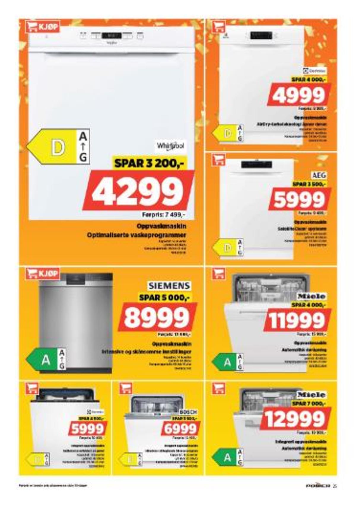 Se Power kundeavis for uke 8 på Tilbudsuken.no. Se gode tilbud på mange varer, f.eks. oppvaskmaskin whirlpool eller oppvaskmaskin electrolux. Les kundeavisen her! Side 24