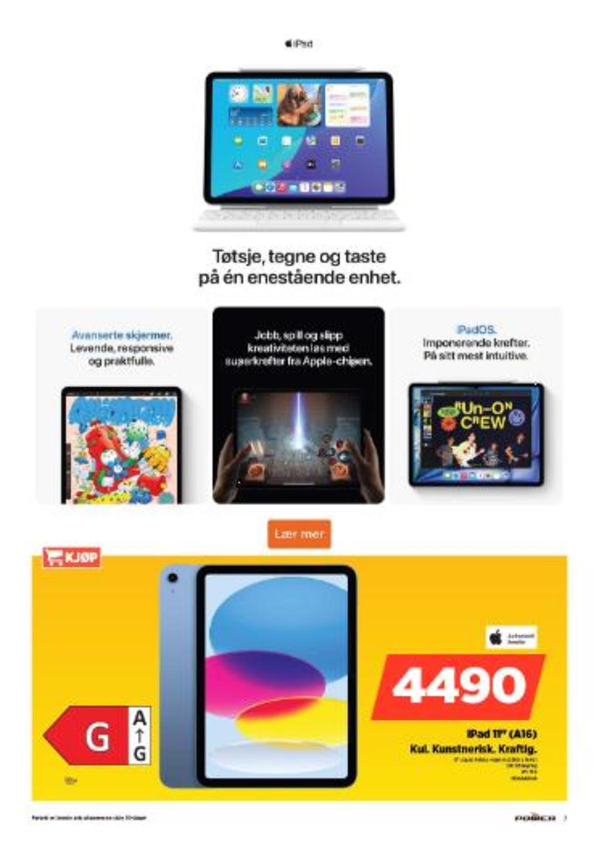 Se Power kundeavis for uke 8 på Tilbudsuken.no. Se gode tilbud på mange varer, f.eks. nettbrett apple eller andre varer. Les kundeavisen her! Side 6