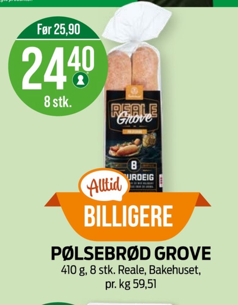 Bakehuset, Reale Grove Pølsebrød
