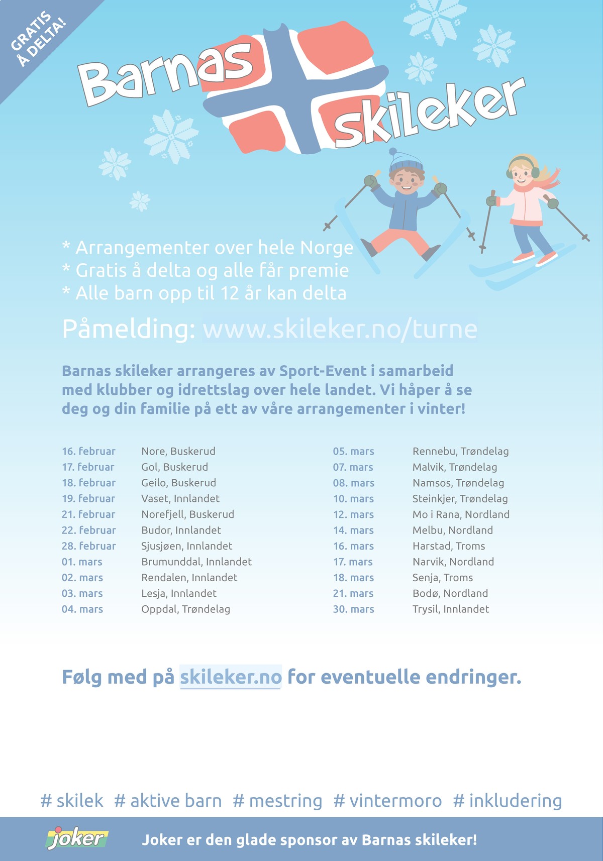 Se Joker kundeavis for uge 8 på Tilbudsuken.no. Se gode tilbud på mange varer. Les kundeavisen her! Side 21