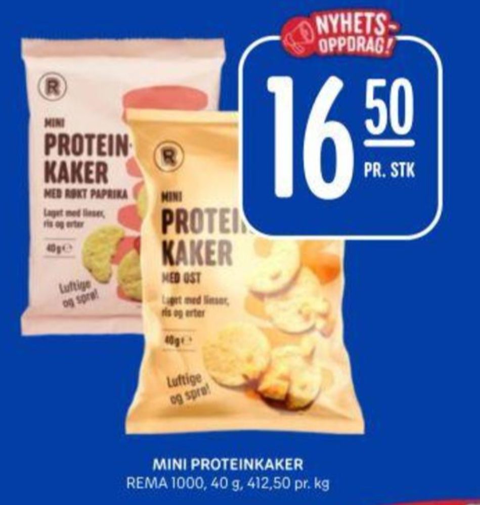 Rema 1000, Proteinkaker Røkt Paprika