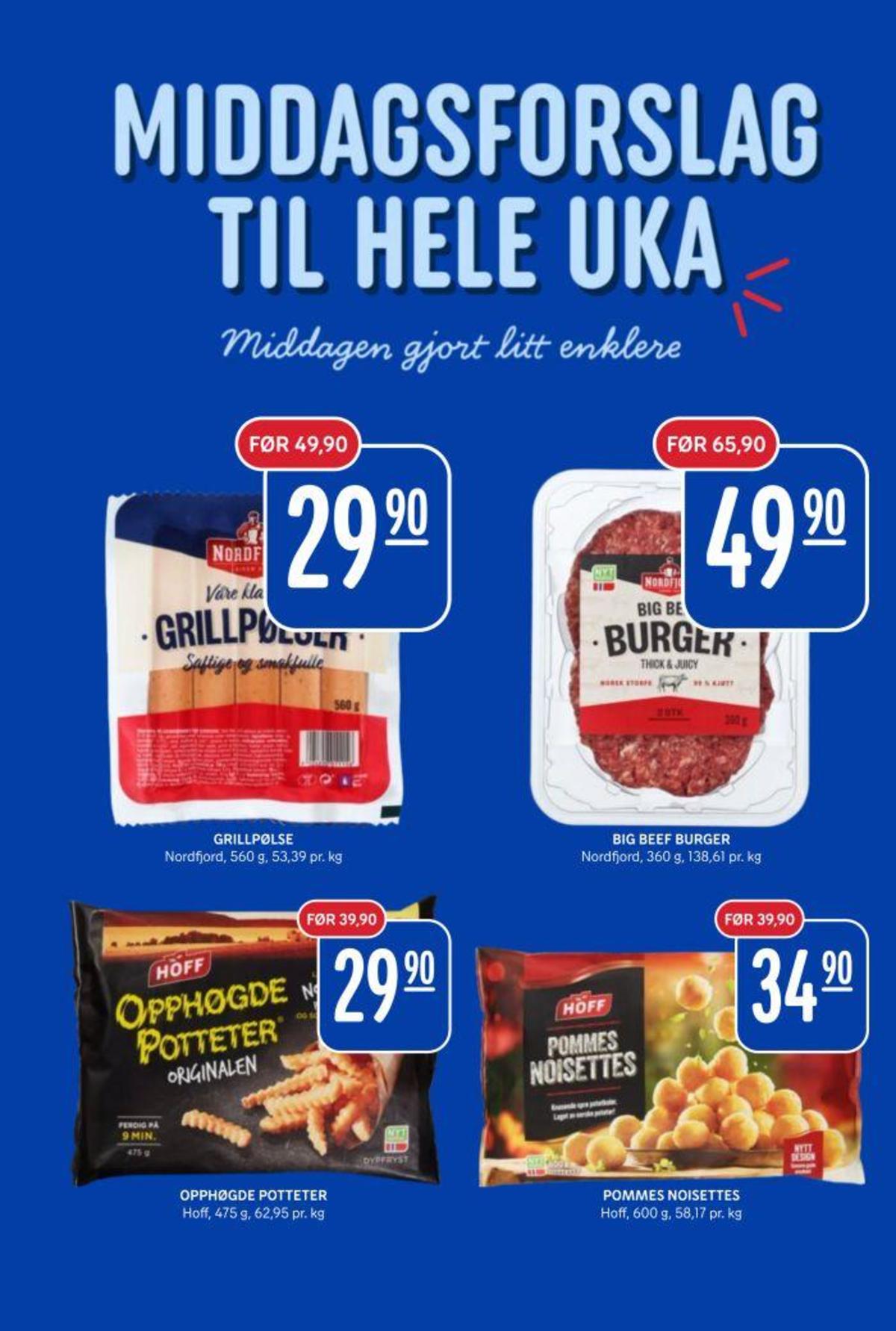 Se Rema 1000 kundeavis for uke 8 på Tilbudsuken.no. Se gode tilbud på mange varer, f.eks. grillpølser nordfjord eller hakkebiff nordfjord. Les kundeavisen her! Side 13