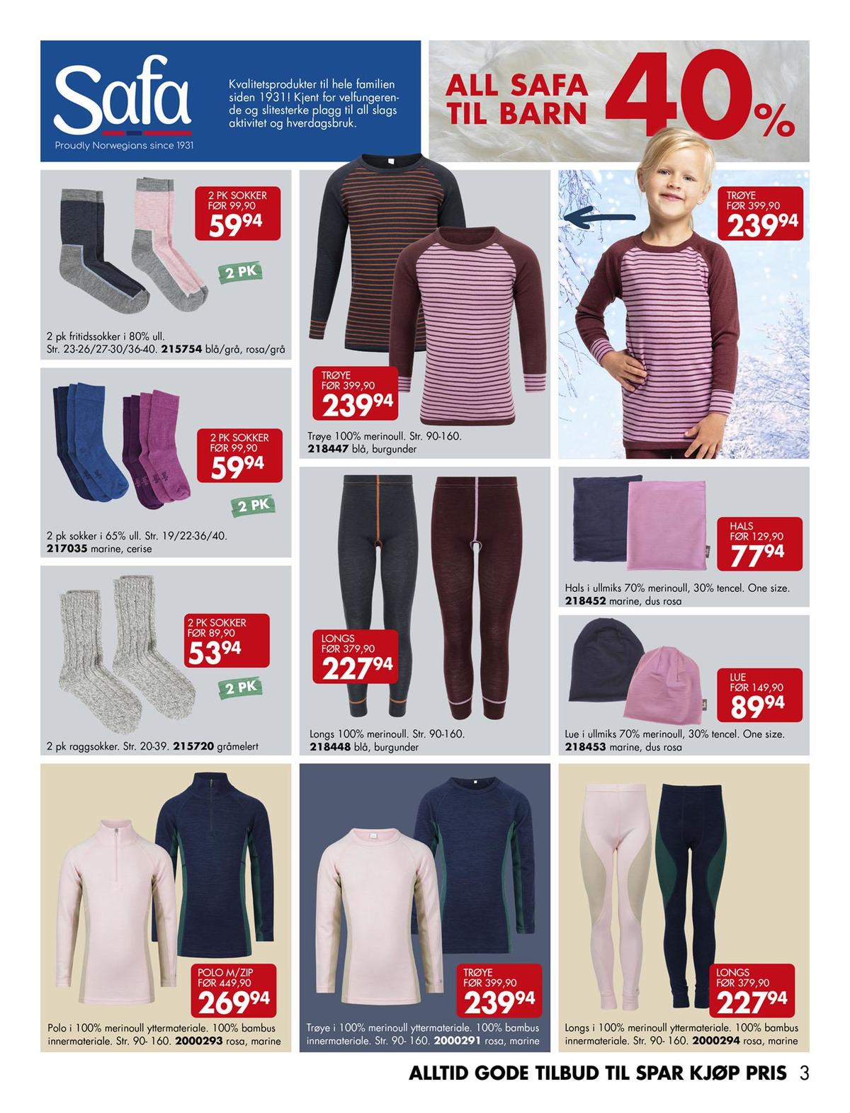 Se Sparkjøp kundeavis for uge 8 på Tilbudsuken.no. Se gode tilbud på mange varer. Les kundeavisen her! Side 3