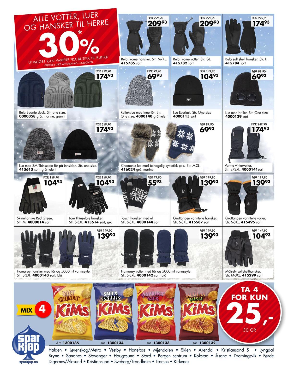 Se Sparkjøp kundeavis for uke 8 på Tilbudsuken.no. Se gode tilbud på mange varer, f.eks. salt crunch chips kims eller salt & pepper chips kims. Les kundeavisen her! Side 8