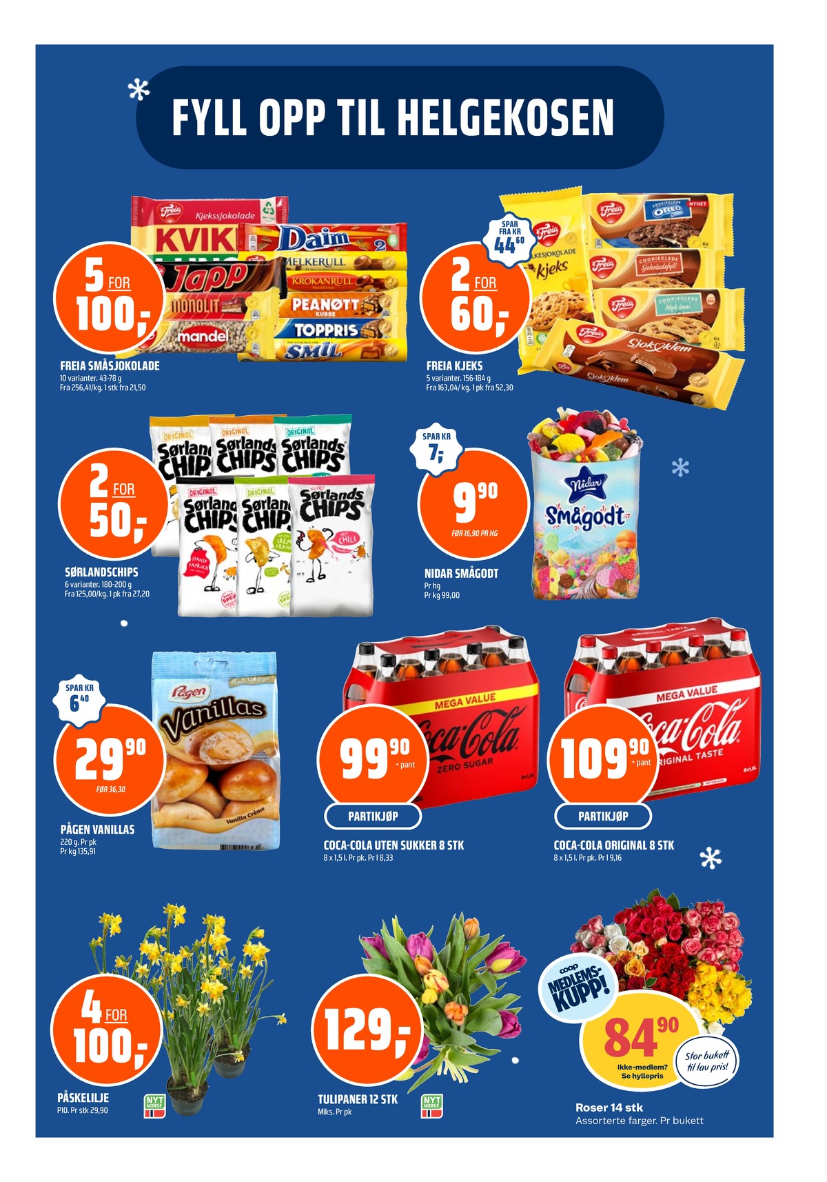 Se Coop Obs kundeavis for uge 8 på Tilbudsuken.no. Se gode tilbud på mange varer. Les kundeavisen her! Side 13