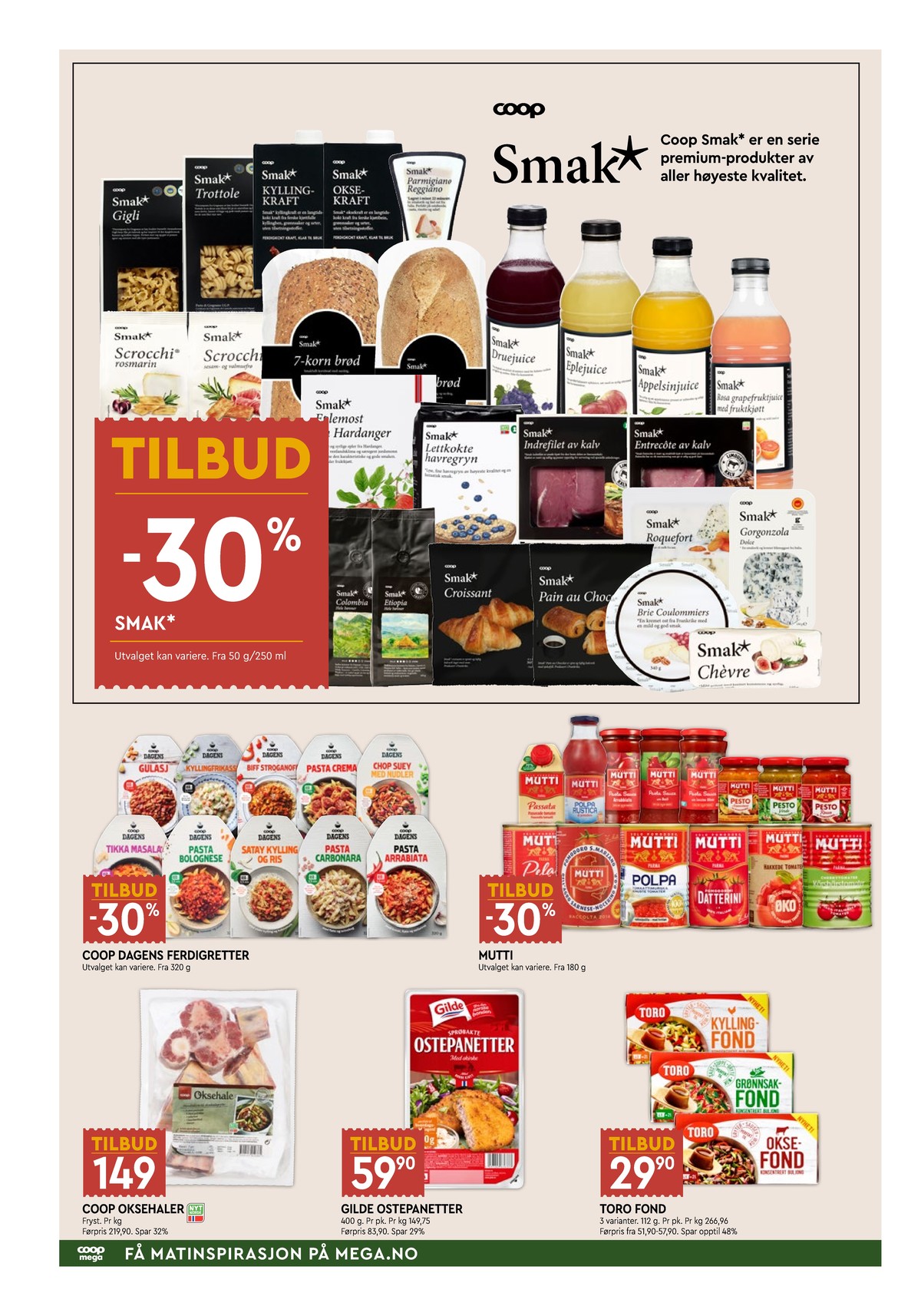 Se Coop Mega kundeavis for uge 9 på Tilbudsuken.no. Se gode tilbud på mange varer. Les kundeavisen her! Side 2
