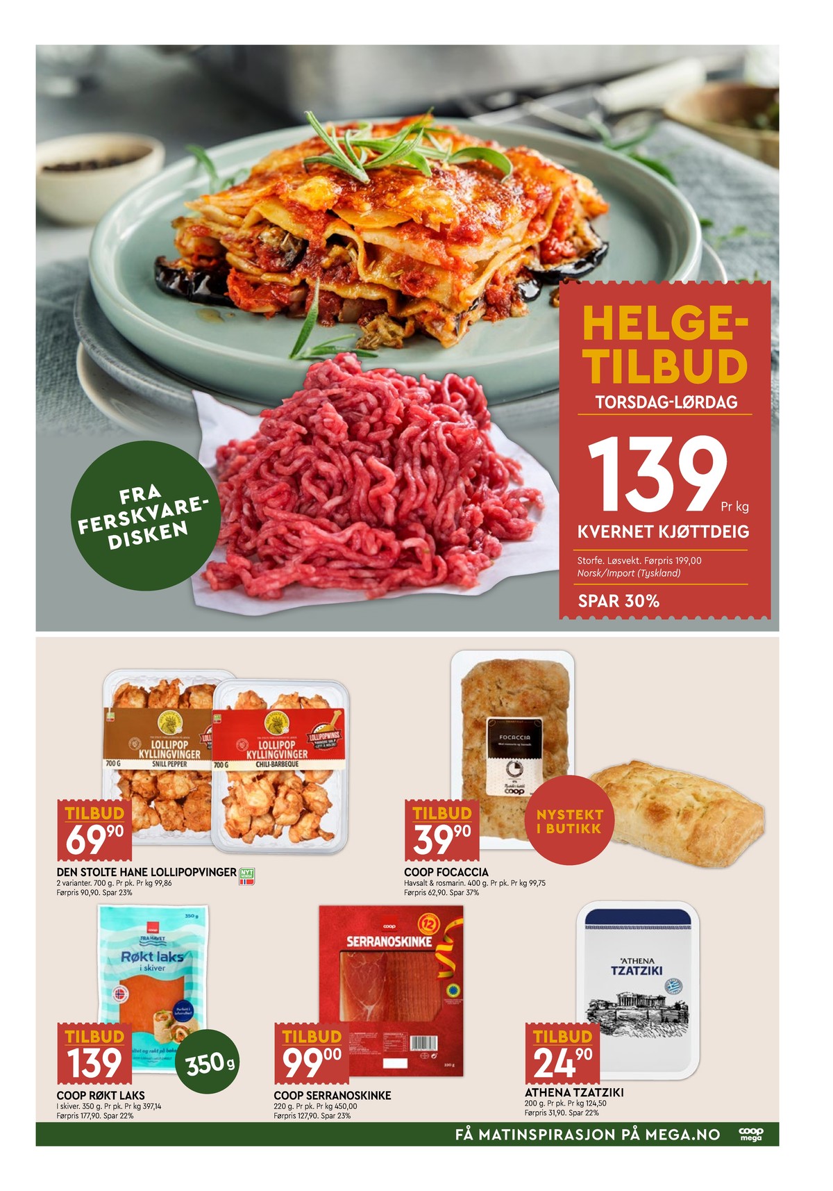 Se Coop Mega kundeavis for uge 9 på Tilbudsuken.no. Se gode tilbud på mange varer. Les kundeavisen her! Side 3