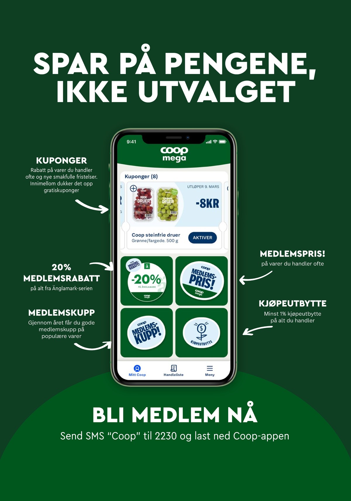 Se Coop Mega kundeavis for uge 9 på Tilbudsuken.no. Se gode tilbud på mange varer. Les kundeavisen her! Side 10