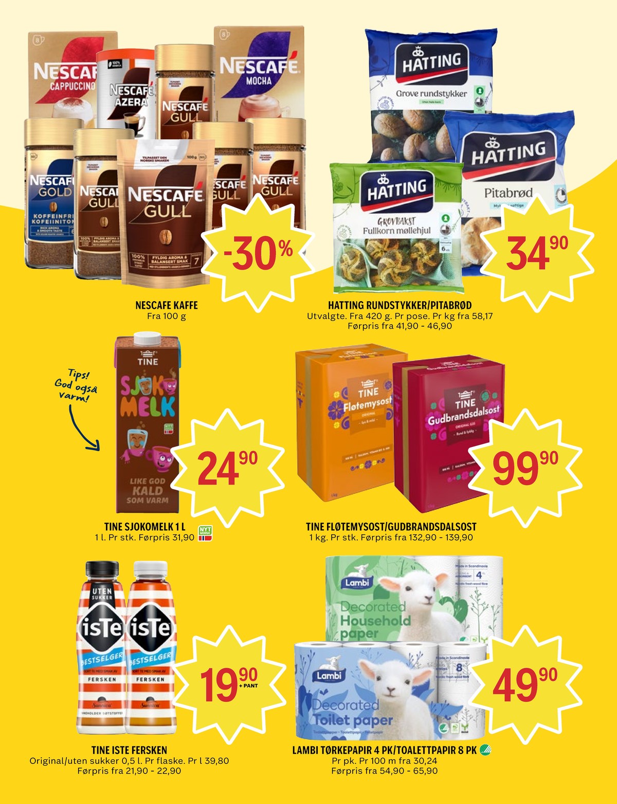 Se Coop Prix kundeavis for uke 9 på Tilbudsuken.no. Se gode tilbud på mange varer, f.eks. instant kaffe azera espresso eller instant kaffe gull. Les kundeavisen her! Side 9